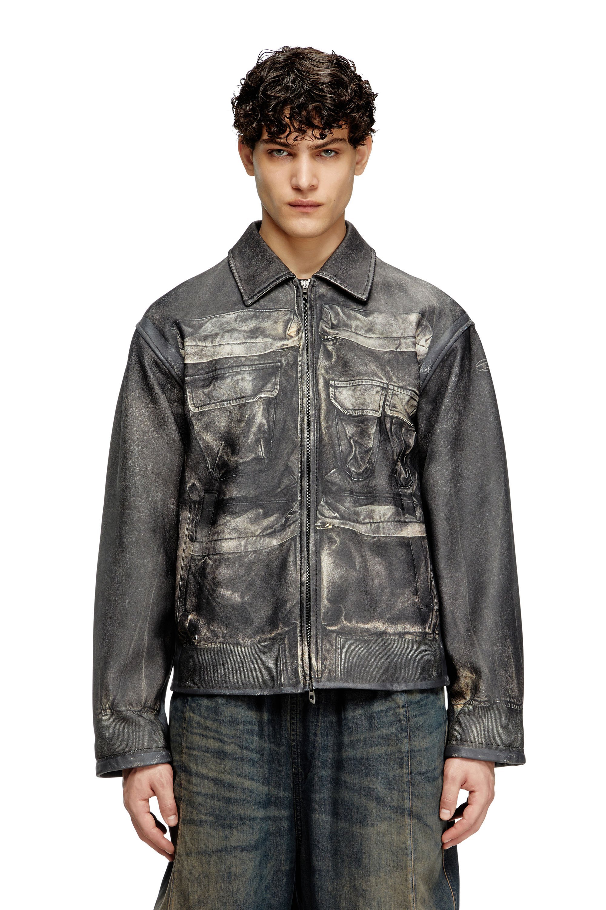 DIESEL｜メンズ レザージャケット L-MAYER | Rakuten Fashion(楽天