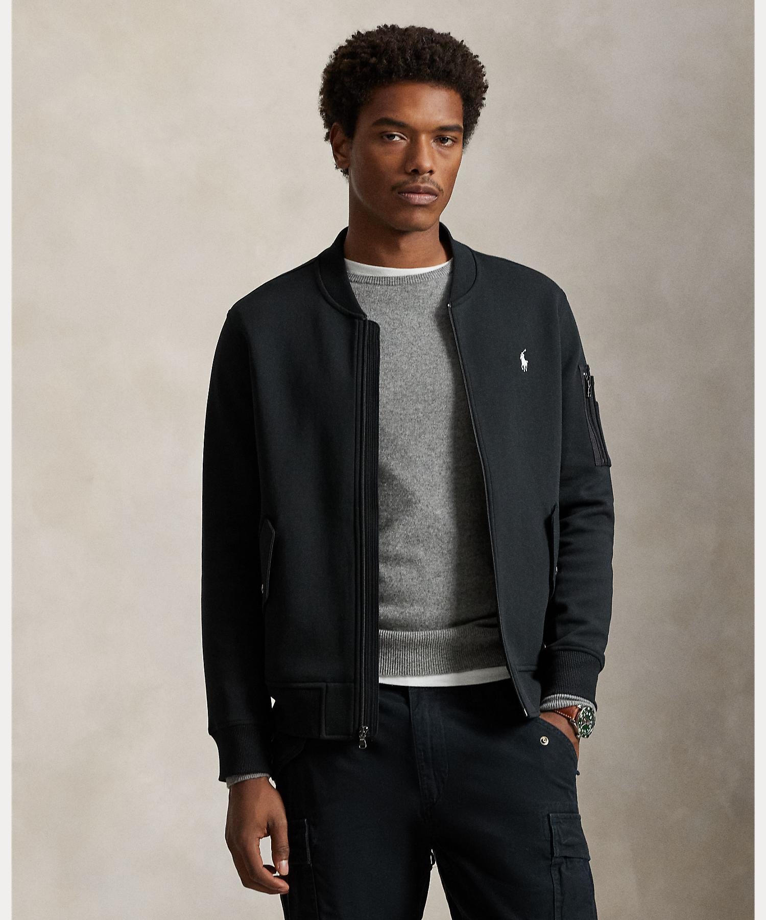 RALPH LAUREN｜ダブルニット ボンバー ジャケット | Rakuten Fashion