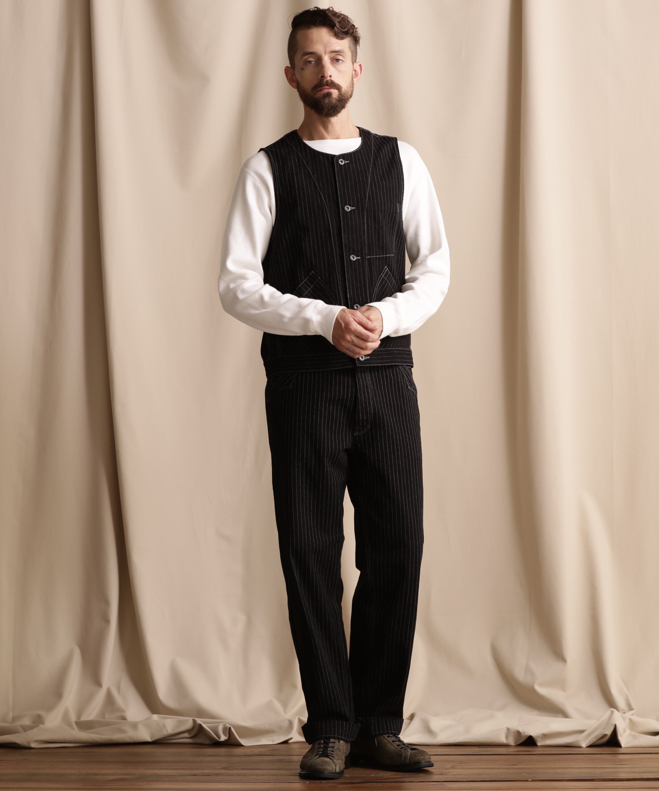 Schott｜OLD HICKORY DENIM VEST/オールドヒッコリーデニムベスト