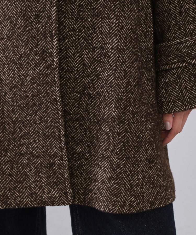 OPAQUE.CLIP｜ヘリンボーンステンカラーコート | Rakuten Fashion(楽天