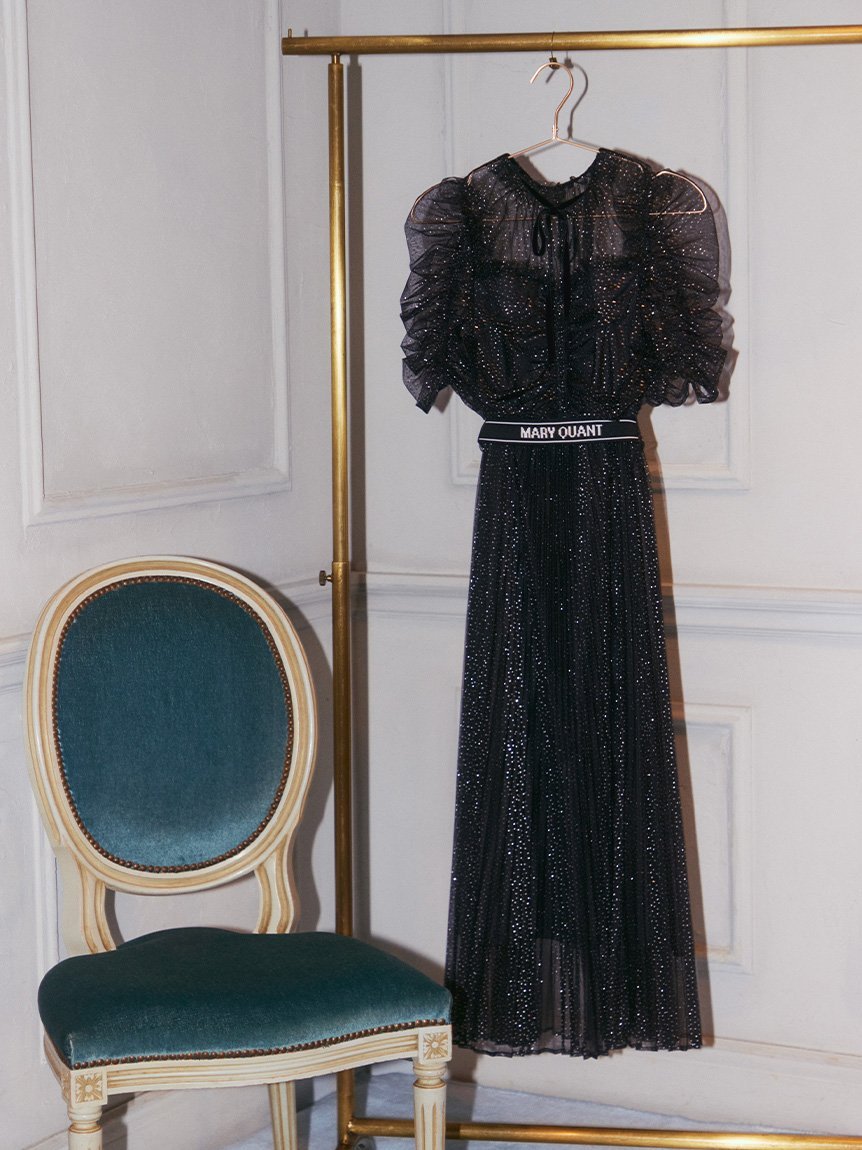 LILY BROWN｜【LILY BROWN×MARY QUANT】ベルト付きドットチュール