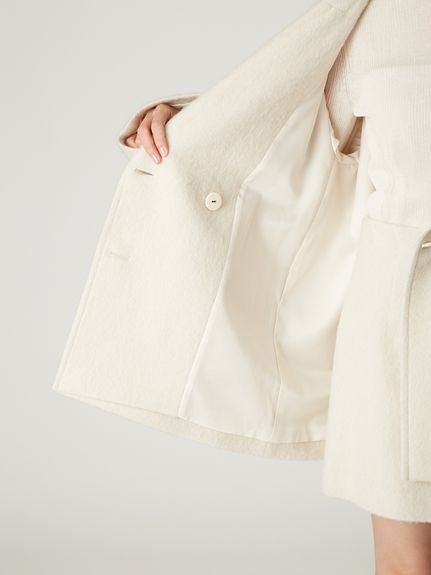 FRAY I.D｜オーバーサイズウールシャギージャコット | Rakuten Fashion