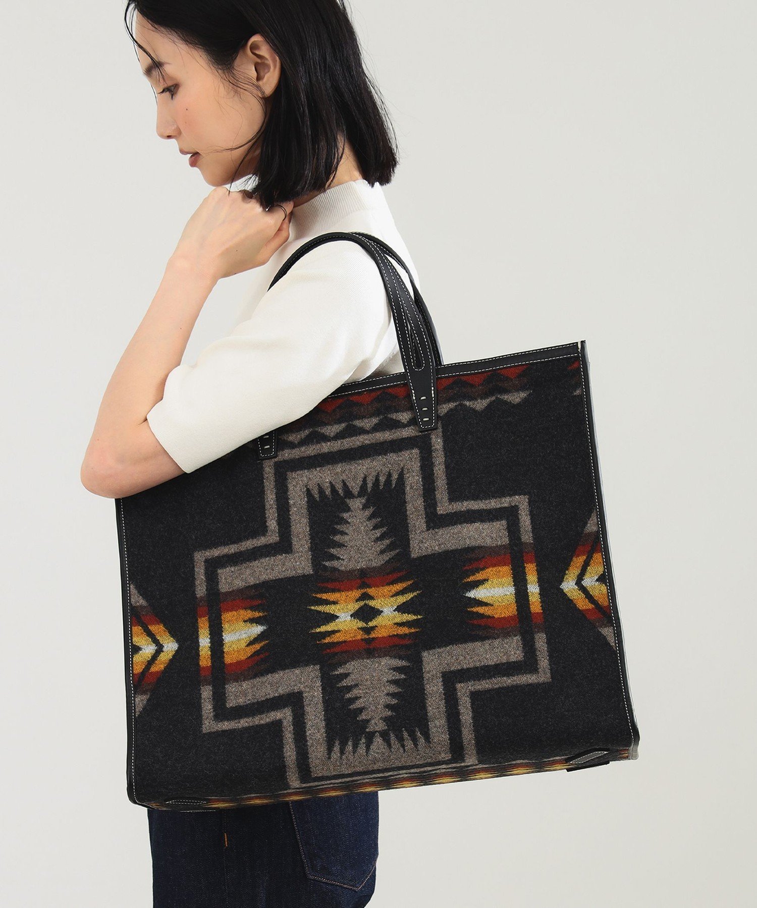 Demi-Luxe BEAMS｜A VACATION / PENDLETON HARDING WILLA TANK トート