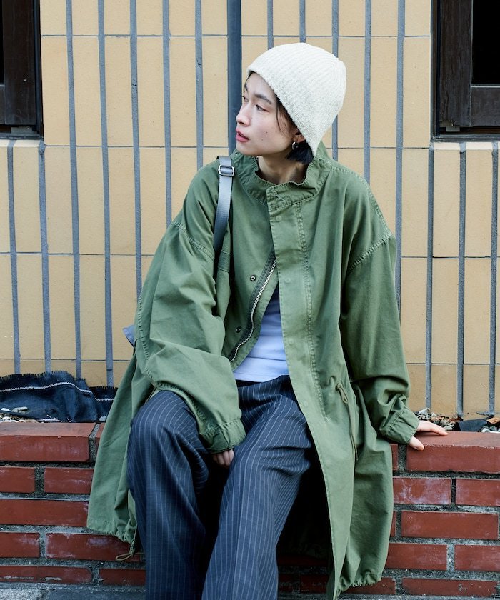 FREAK'S STORE｜M-65 フェード加工 ロング モッズコート/スプリング