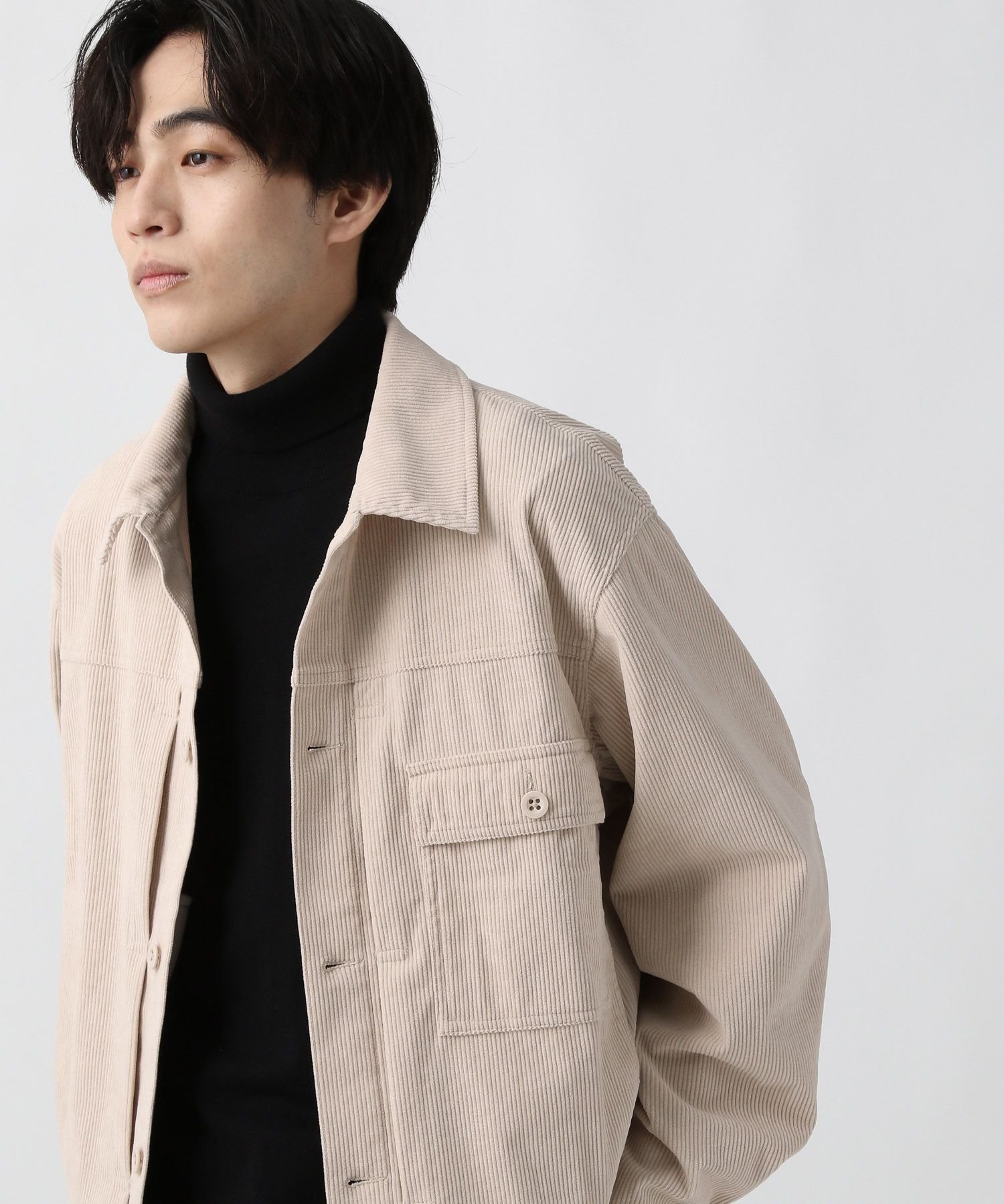 GLOBAL WORK｜コーデュロイ/トラッカージャケット/CLEAN MODE/589313