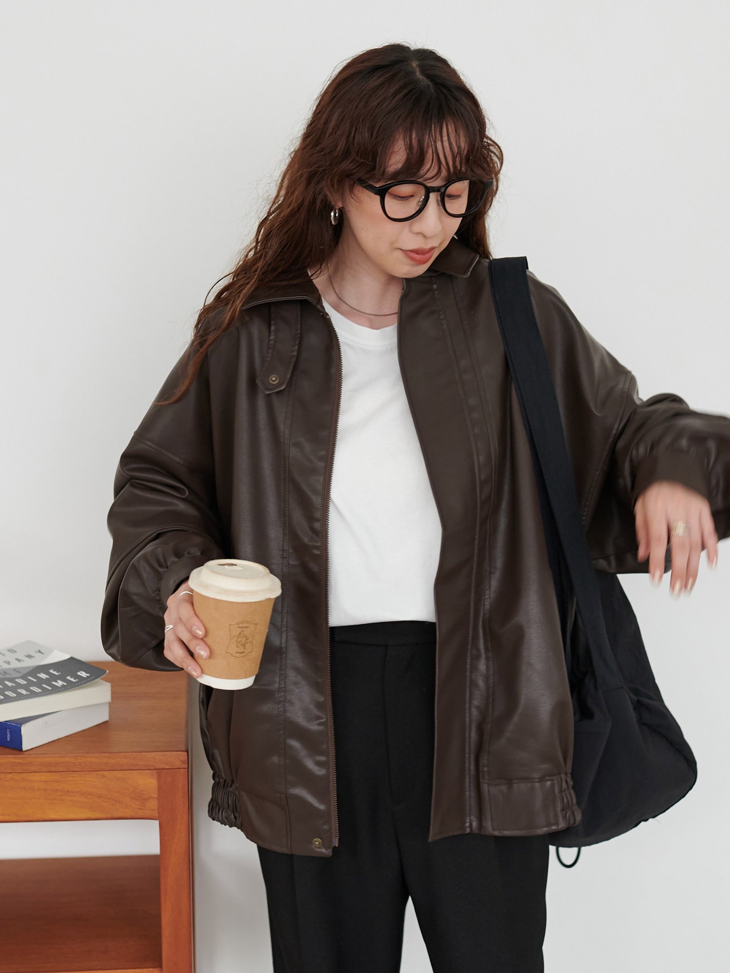 Discoat｜【リバイバル】ヴィンテージPUレザージャケット《ユニ