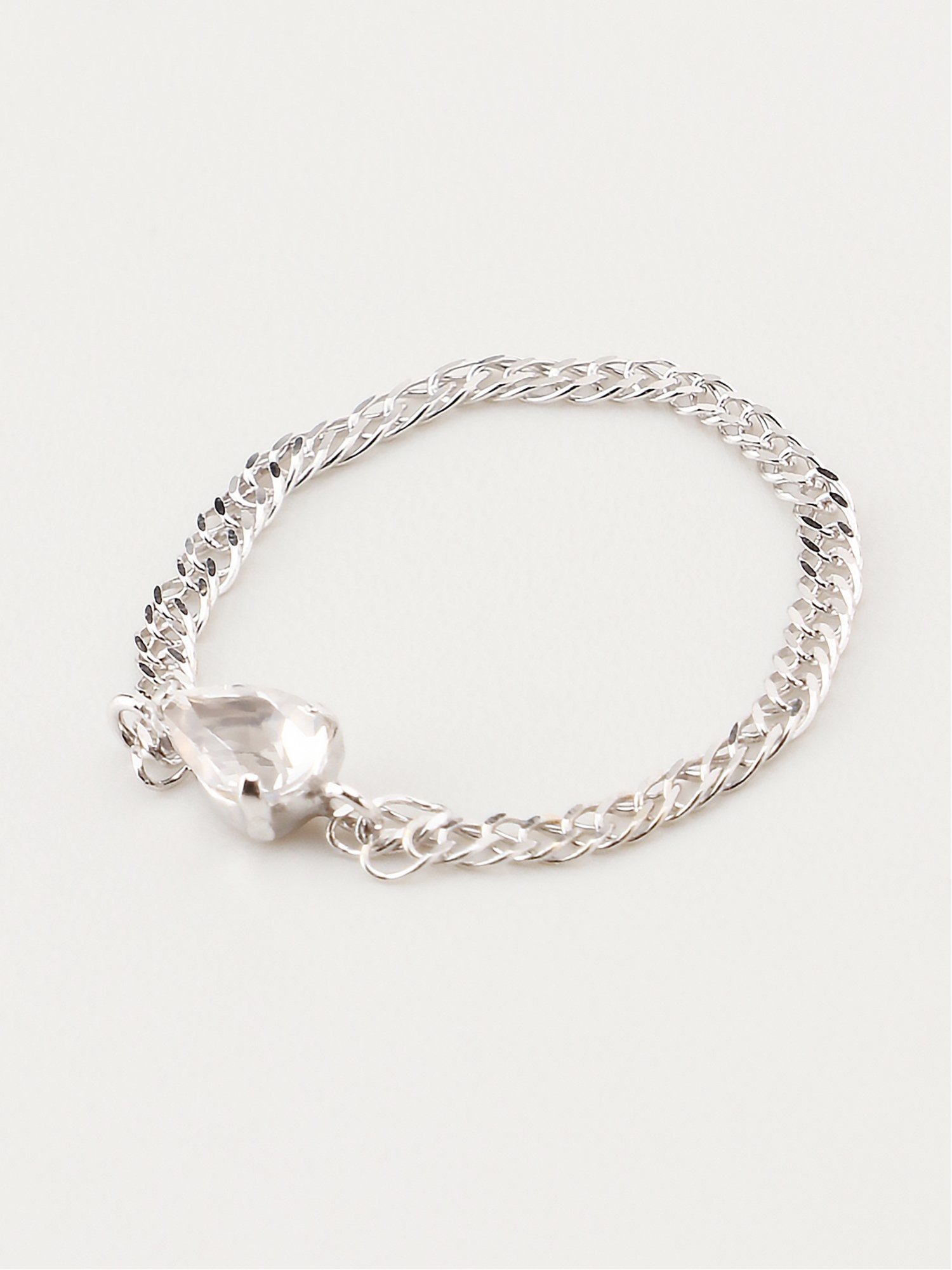 SETUP7｜les bon bon/float chain ring white gold フロート チェーン