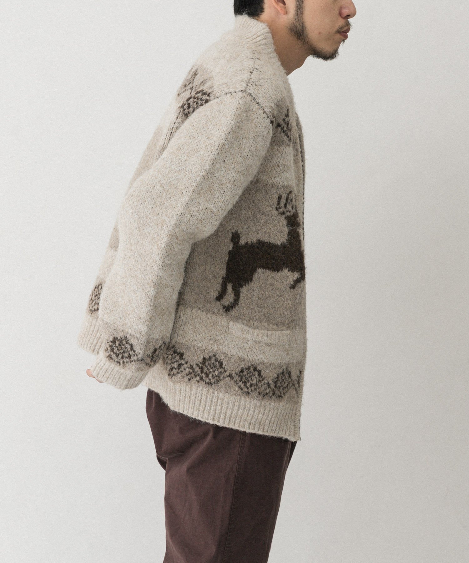 URBAN RESEARCH DOORS｜TATESHINAカウチンニット | Rakuten Fashion