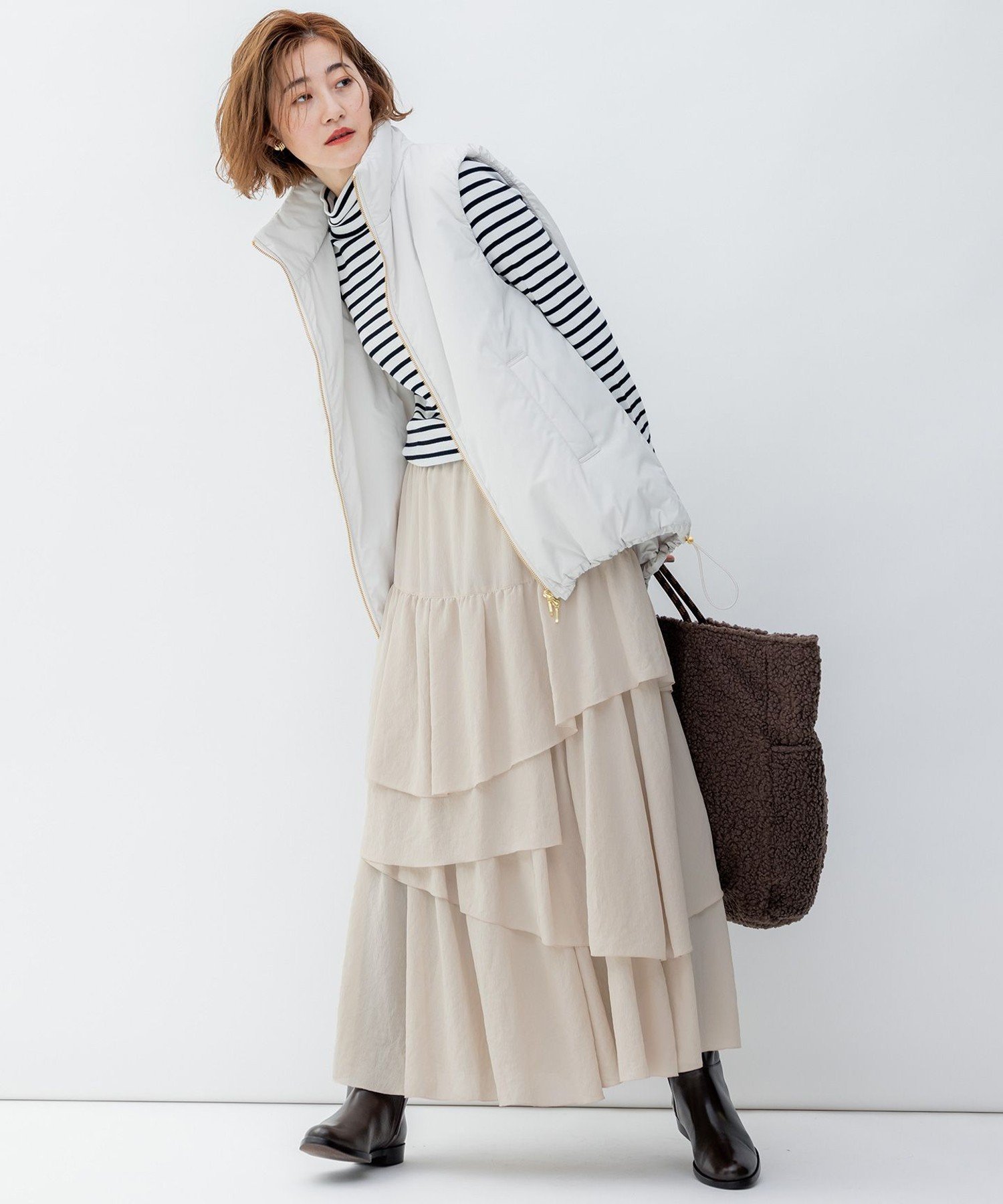 23区｜【洗える】中綿 パティング ベスト | Rakuten Fashion(楽天