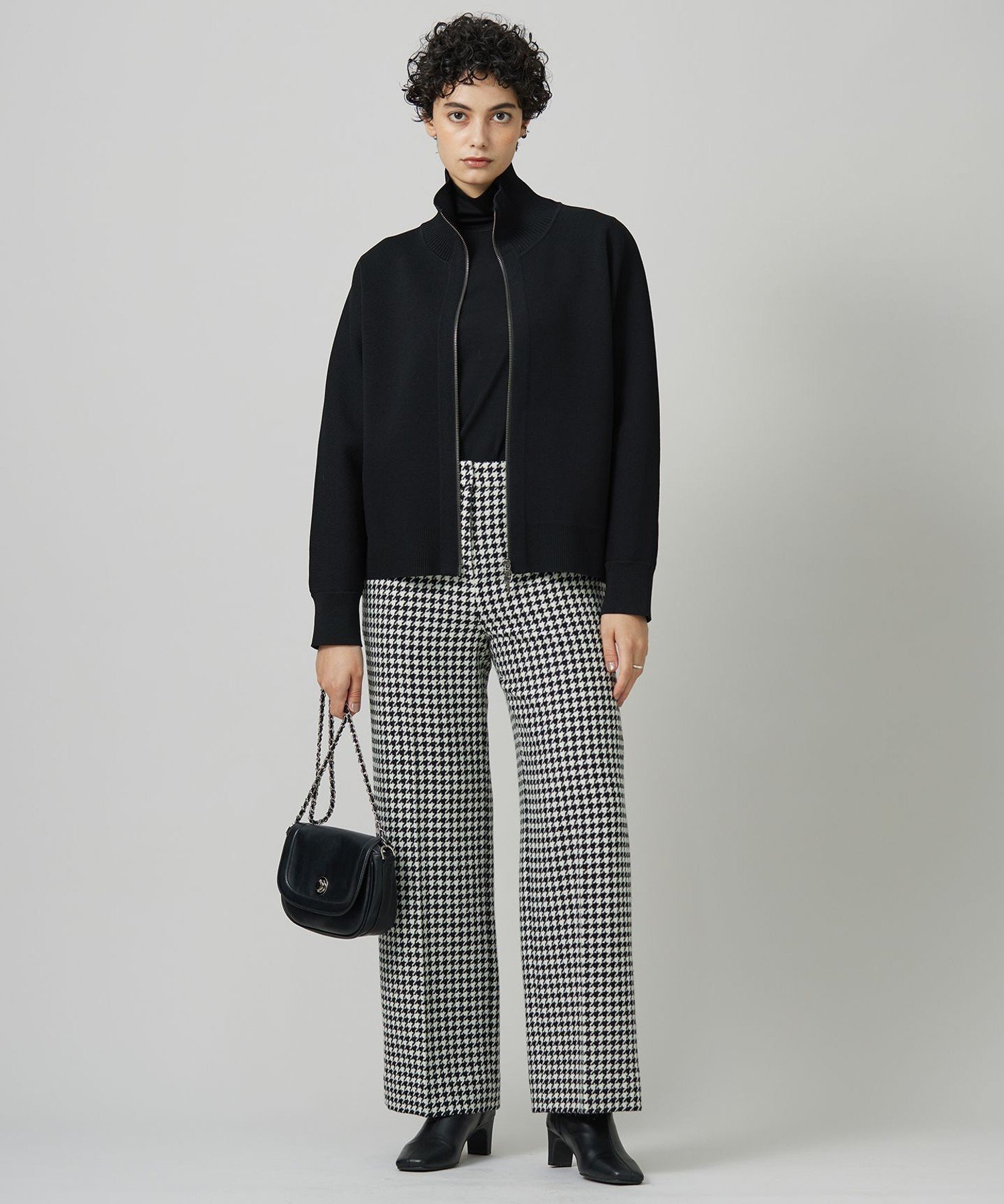 ICB｜【洗える】シンセティックダブルフェイス ニットトラック