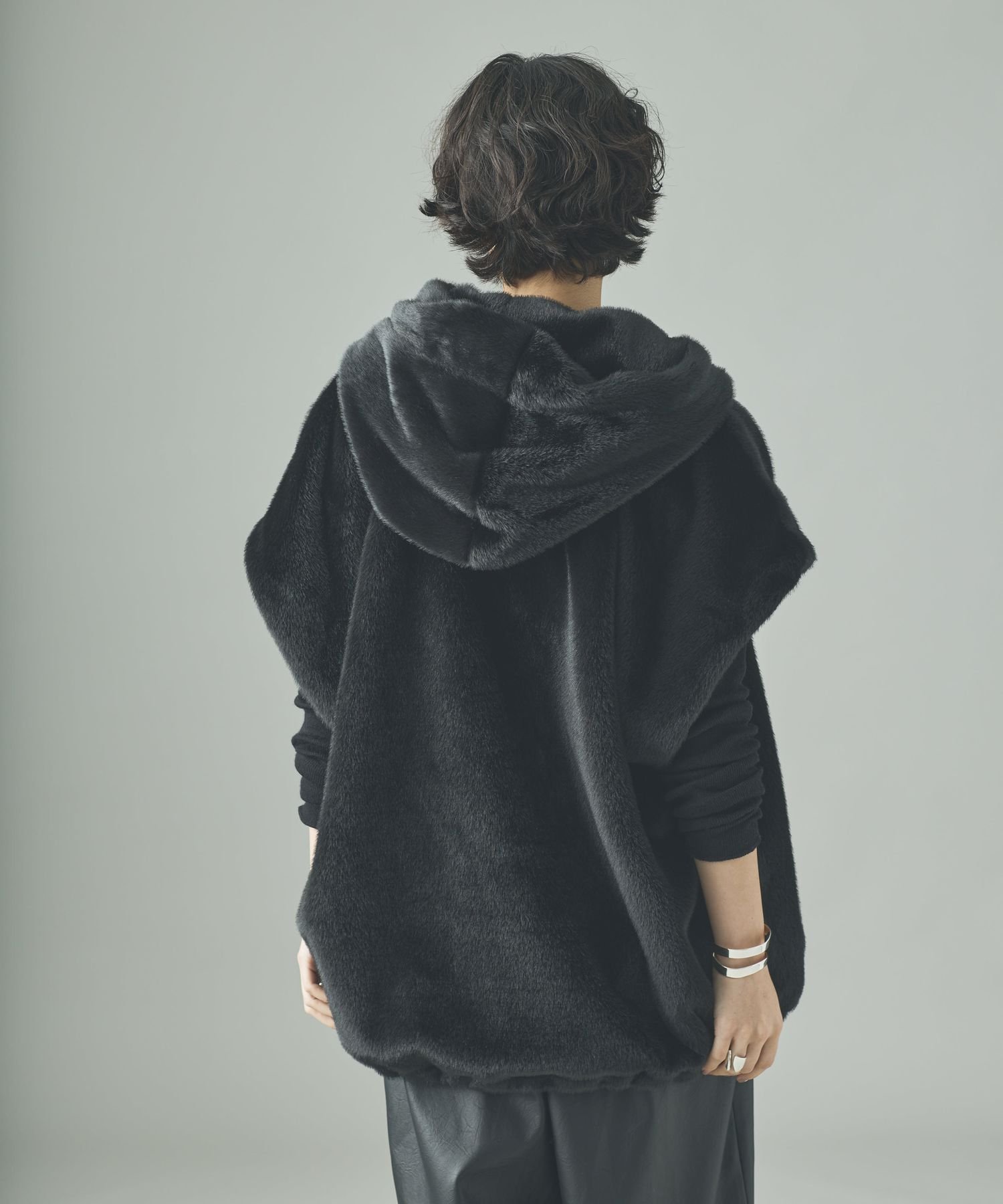 Curensology｜ファーフーディーベスト | Rakuten Fashion(楽天