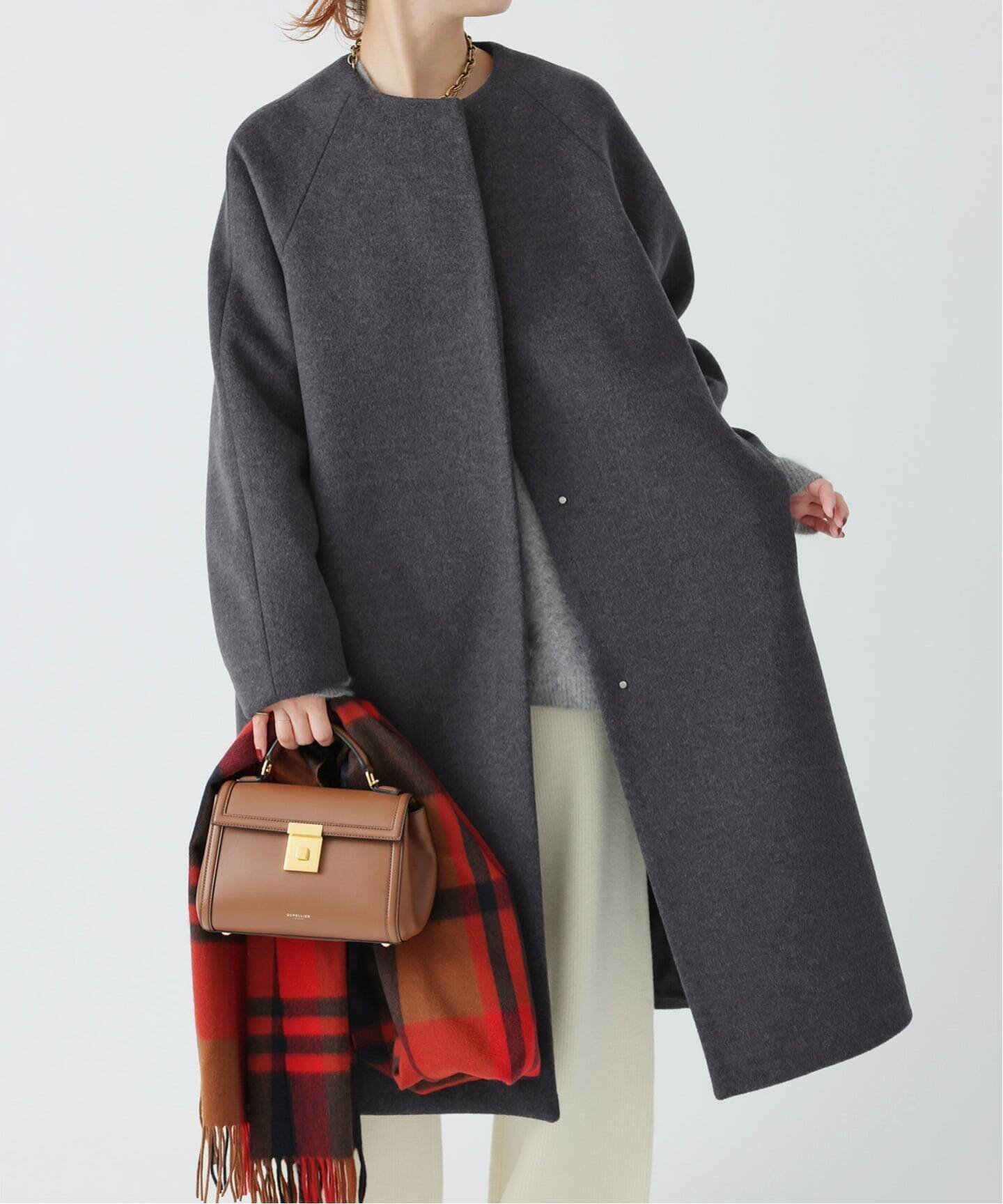 Spick & Span｜S160ビーバーノーカラーコート | Rakuten Fashion(楽天