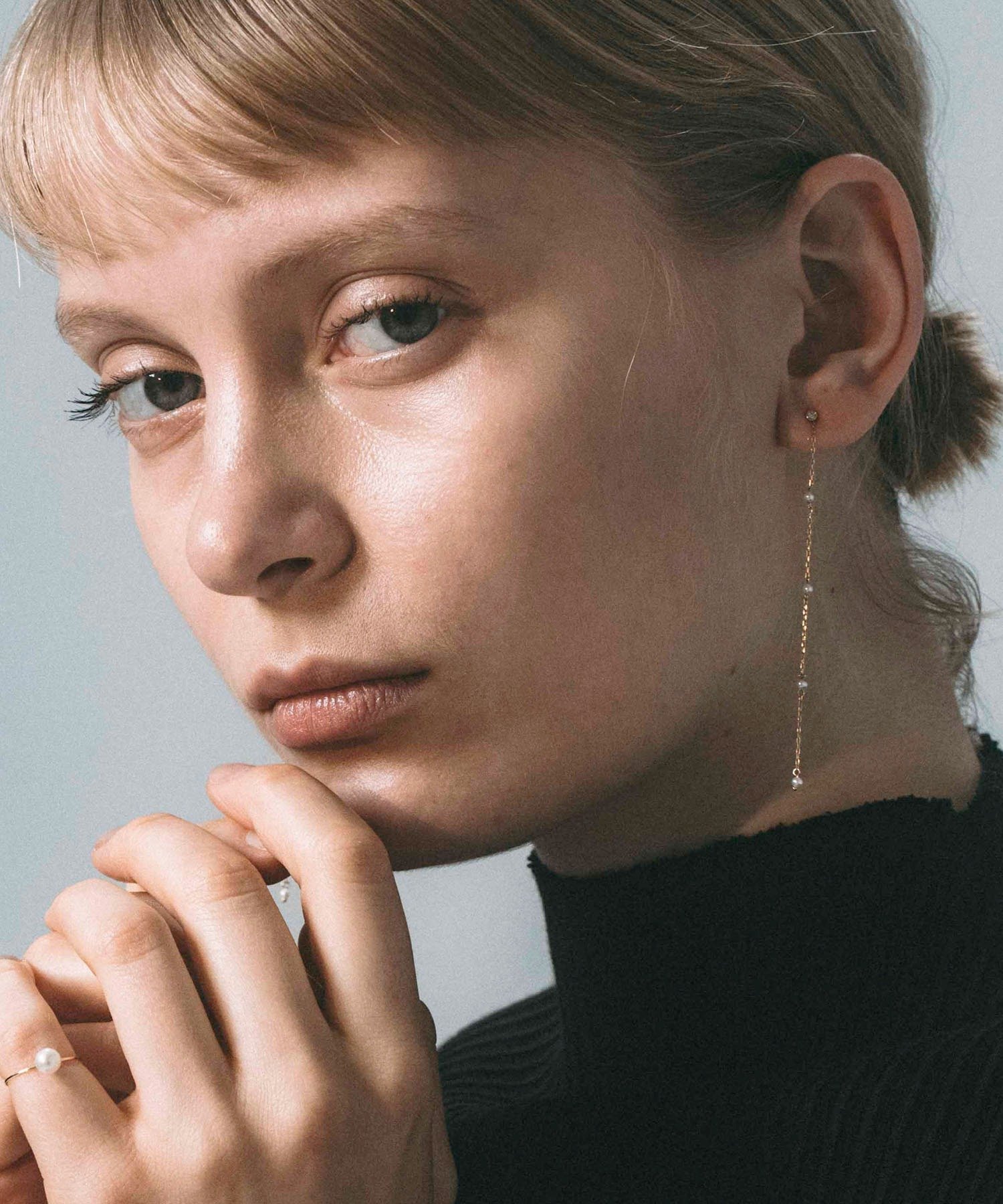 SETUP7｜les bon bon/2way diamond pierce 2wayダイアモンドピアス K10