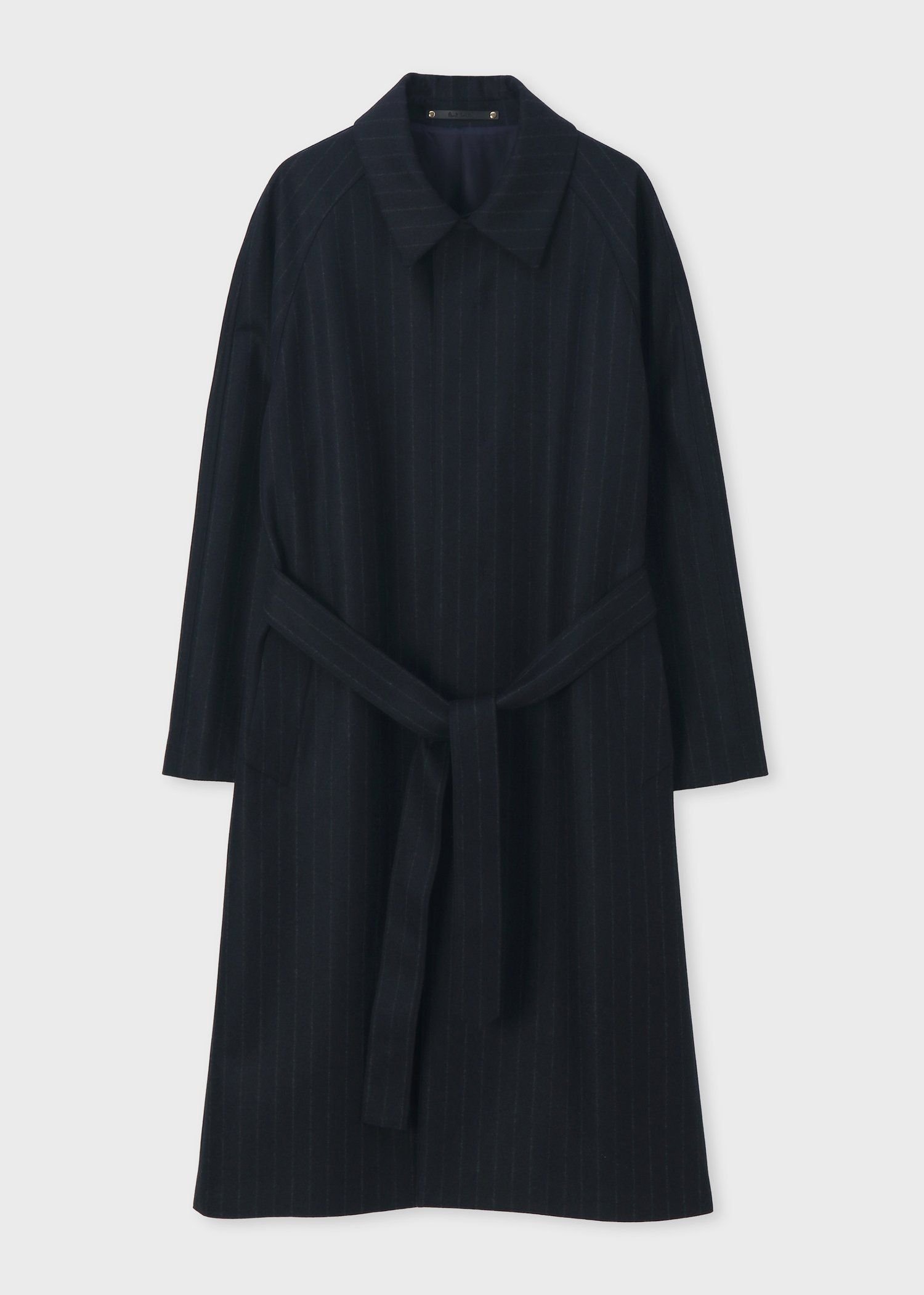Paul Smith｜チョークストライプ ロングステンカラーコート | Rakuten
