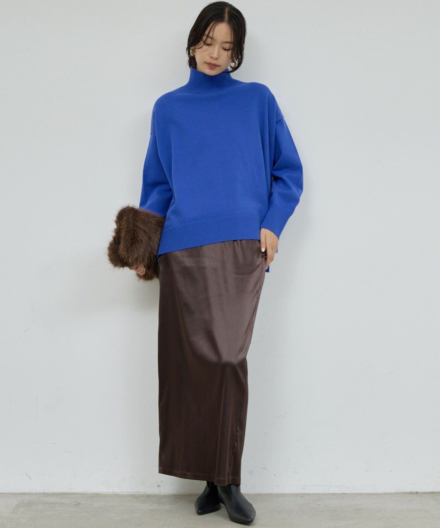 GALLARDAGALANTE｜【手洗い可】【全骨格対応】オーバータートルニット