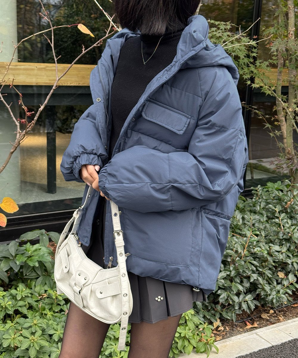 miniministore｜フード中綿コートフェイクダウンジャケット | Rakuten