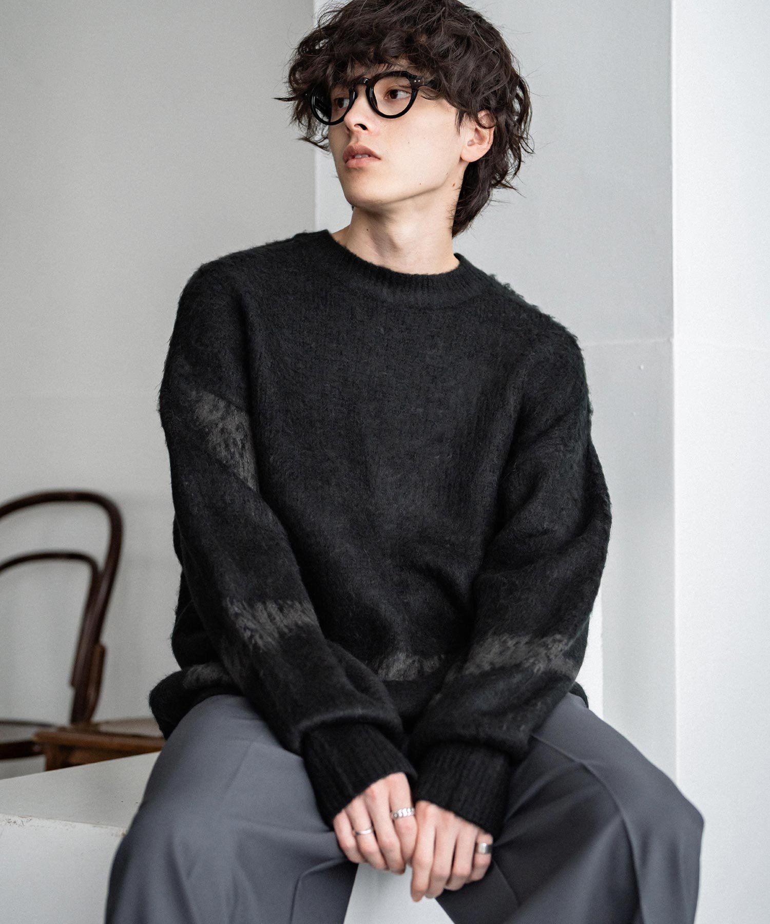 Rocky Monroe｜【新色追加】オーバーサイズ モヘアライク