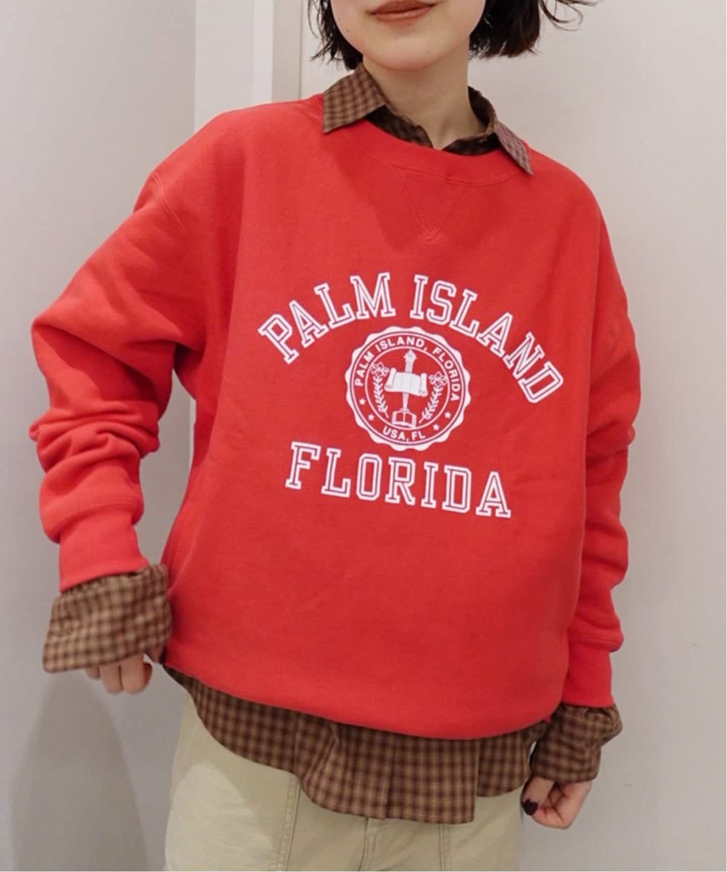 FRAMeWORK｜Champion 別注リバースウィーブ ロゴスウェットポケット