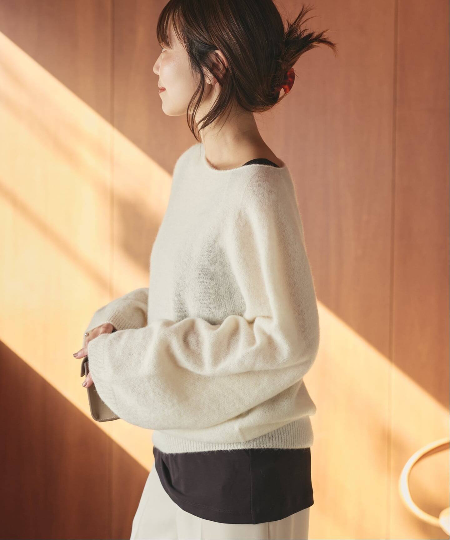 plage｜《追加》Baby Alpaca ラグラン プルオーバー | Rakuten Fashion