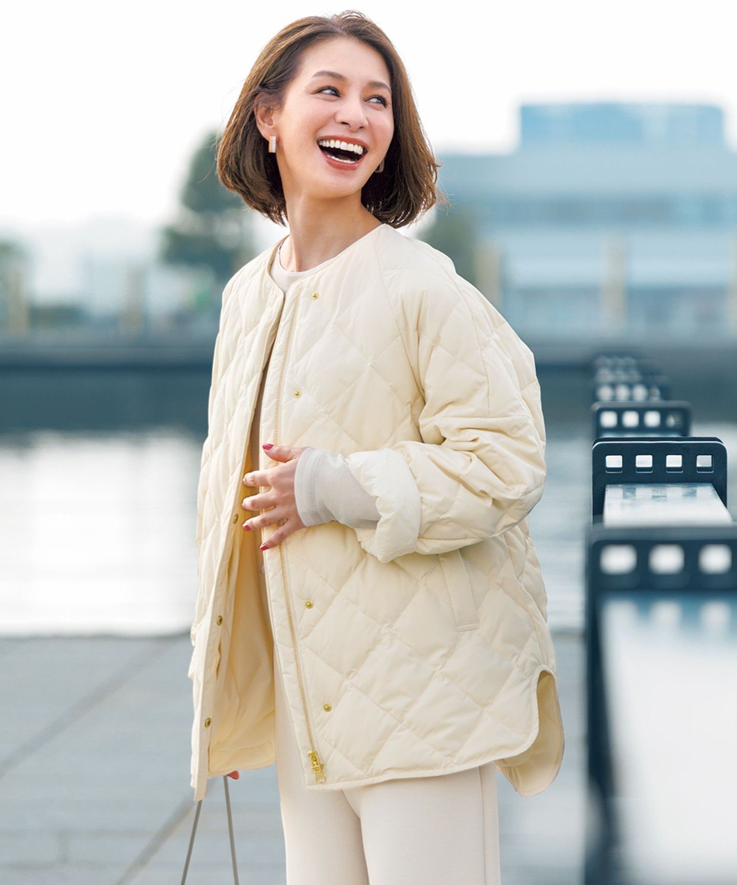 UNFILO｜【自宅で洗濯OK / 軽量で暖かい】TAIONコラボ キルティング