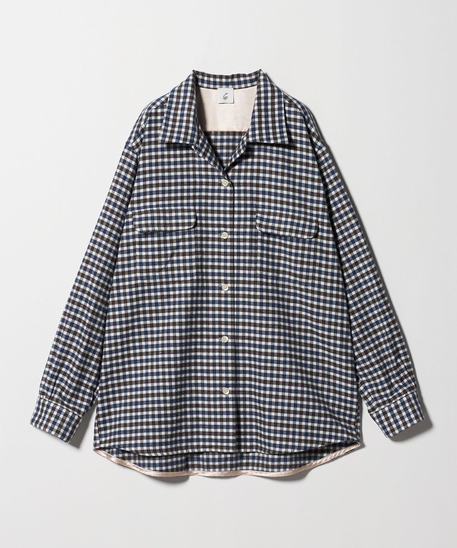 6 rokubeautyandyouth コットンチェックシャツ BEAUTY&YOUTH UNITED ARROWS｜<6(ROKU)>コットン チェック シャツ