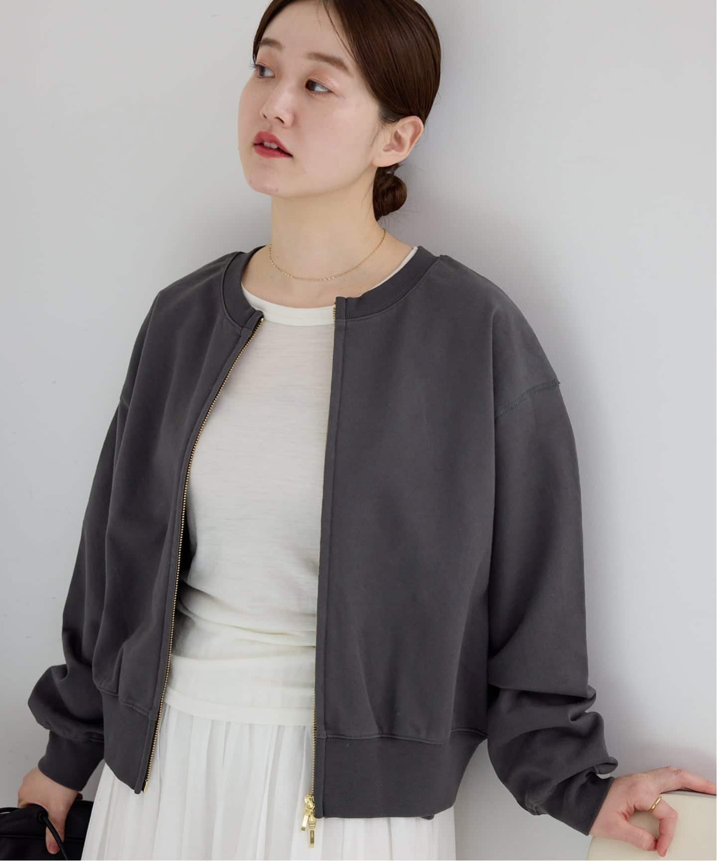 IENA｜ジップオープン2WAYスウェットプルオーバー | Rakuten Fashion