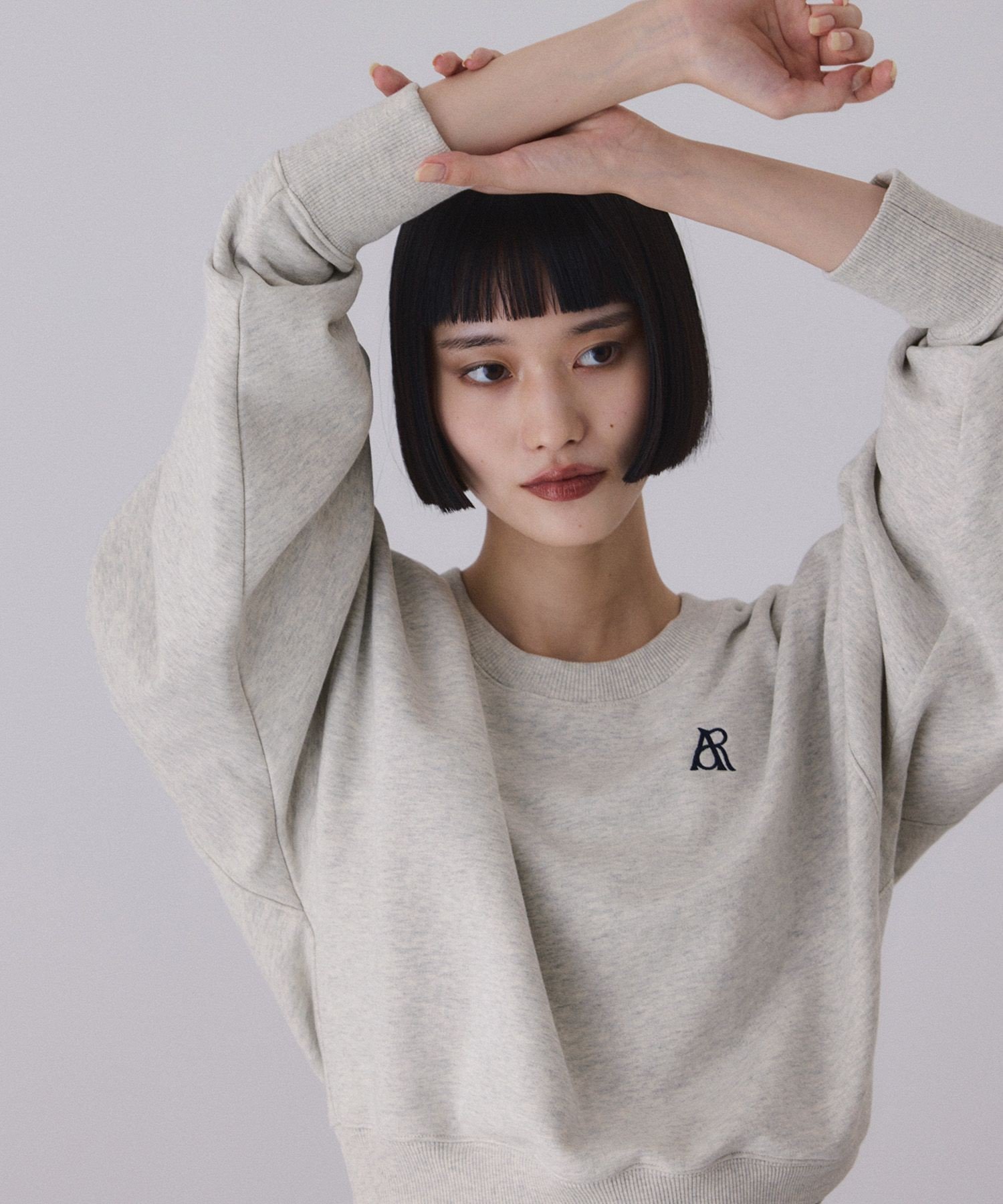 ADAM ET ROPE'｜【サステナブル】パフスリーブスウェット | Rakuten