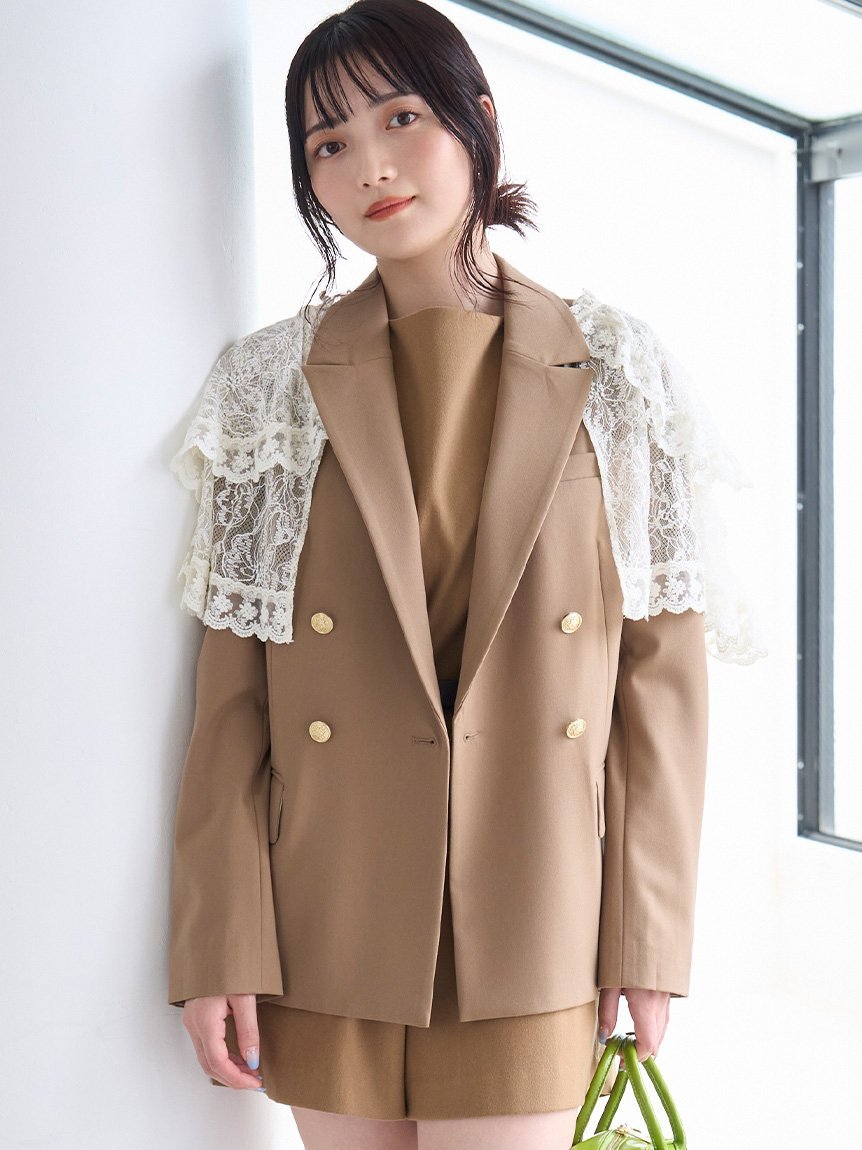 LILY BROWN｜ベルト付きミニロンパース | Rakuten Fashion(楽天