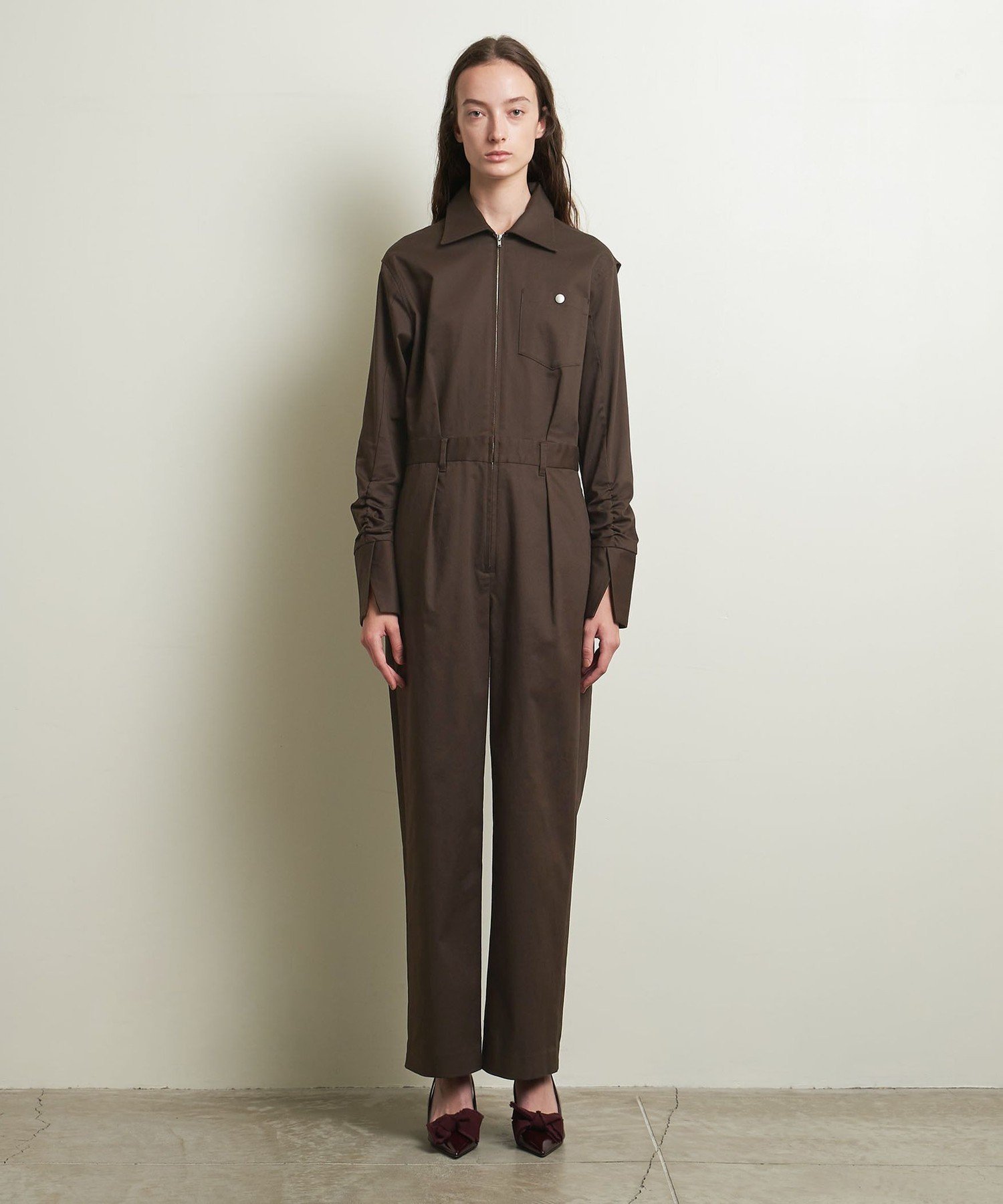 ATTISESSION ジャンプスーツ UNITED ARROWS LTD. OUTLET｜<ATTISESSION>スタンドカラー ジャンプ