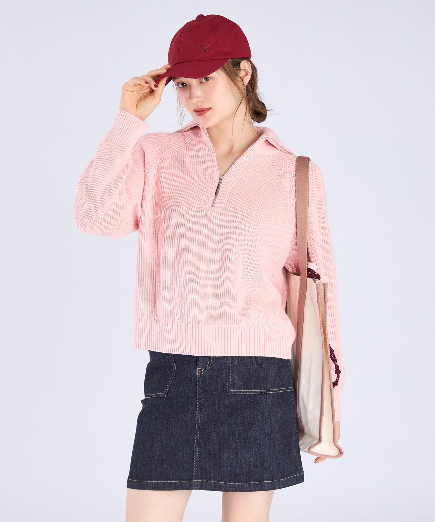 agnes b.｜ハーフジップ ニット プルオーバー | Rakuten Fashion(楽天