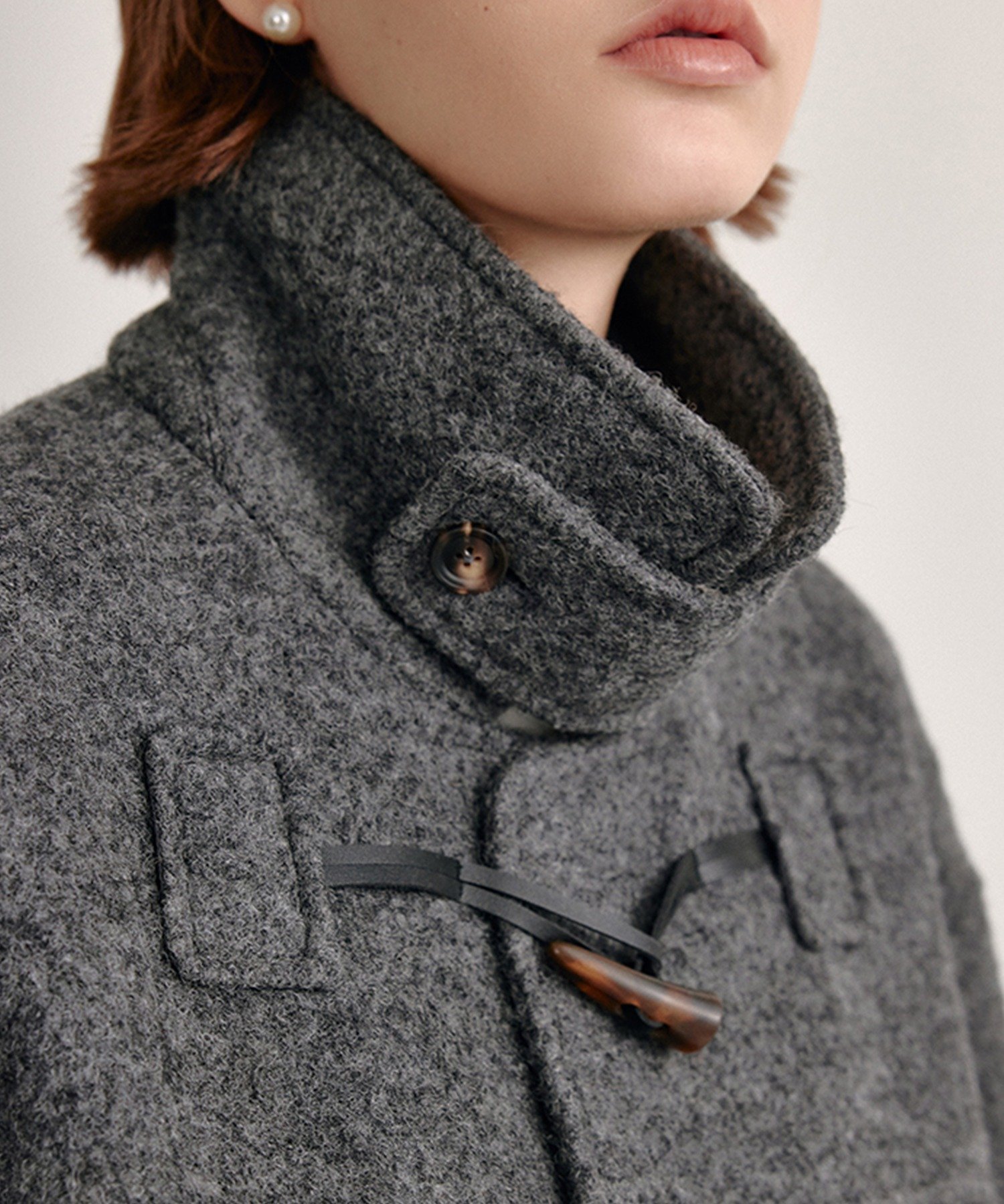 chuclla｜ウールミドル丈ダッフルコート FD24W448【Fano】 | Rakuten