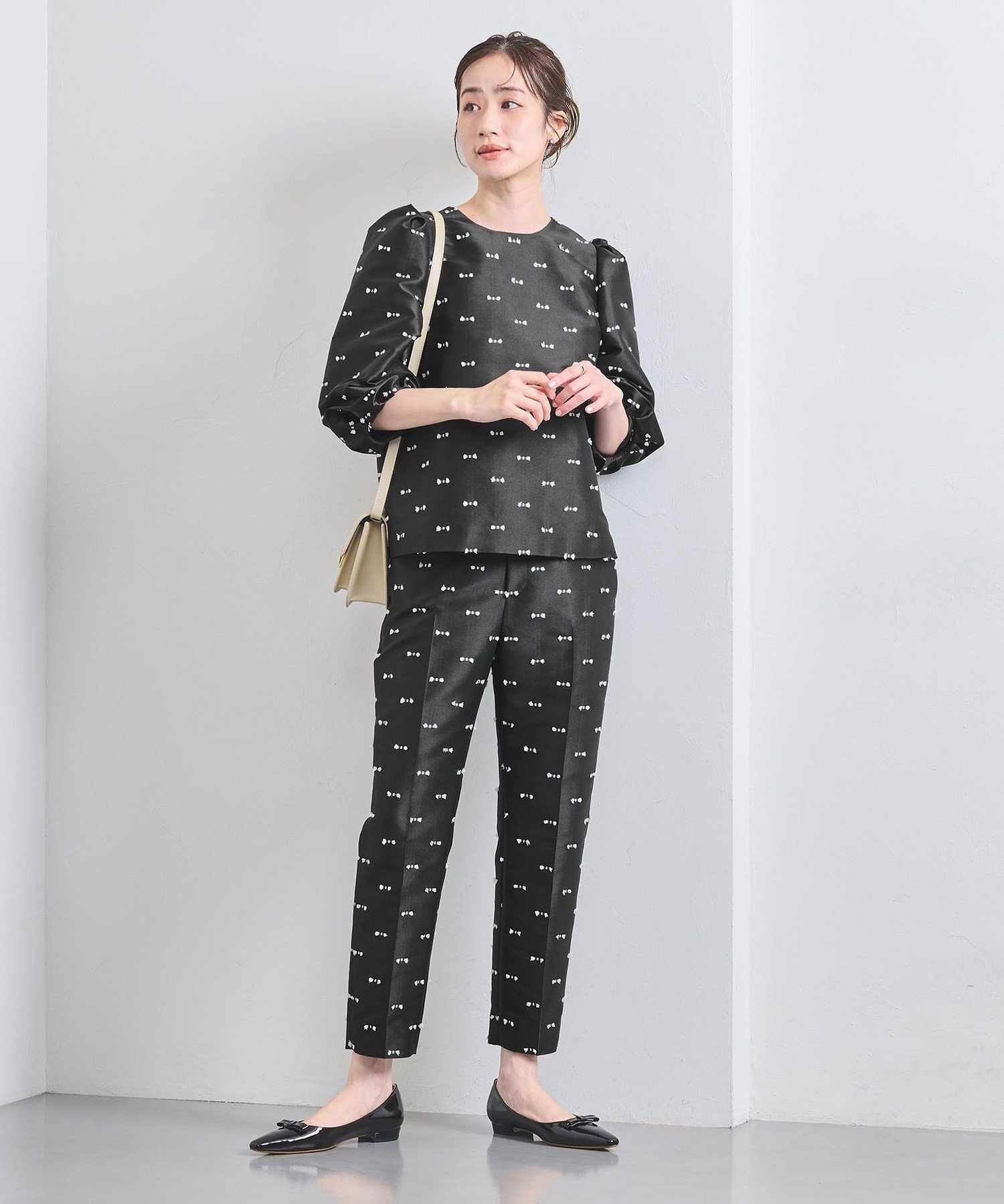 UNITED ARROWS LTD. OUTLET｜リボン カットジャガード ブラウス