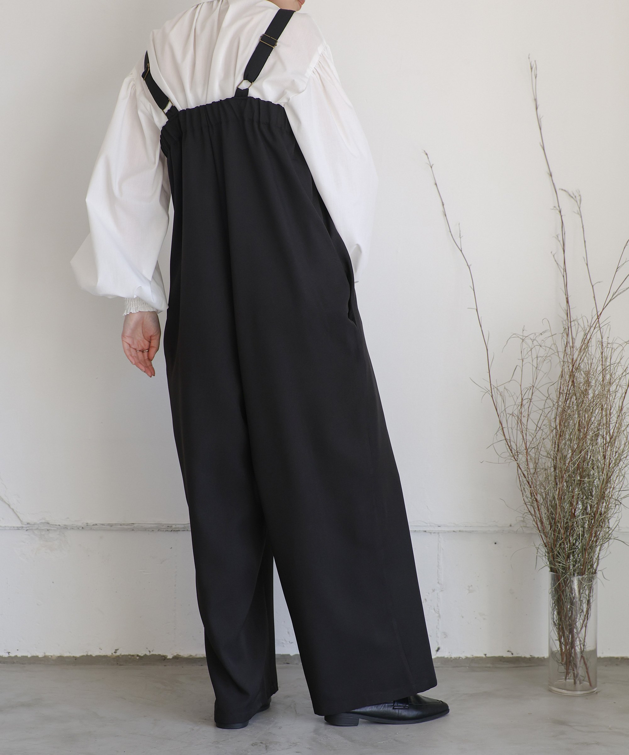 SELECT MOCA｜【Et】ノーカラージャケット*タックサロペット