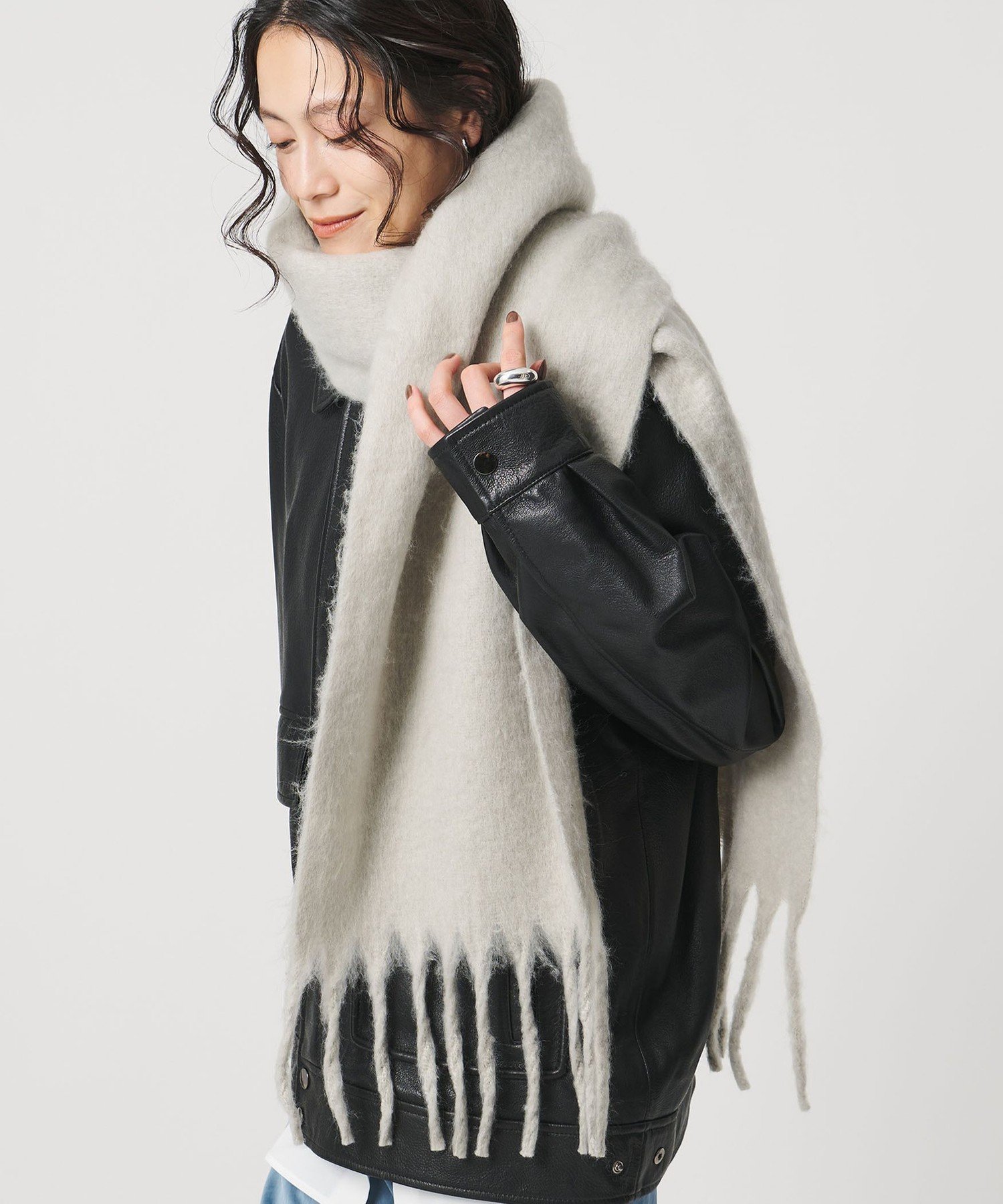 UNITED ARROWS｜ブラッシュ加工 マフラー | Rakuten Fashion(楽天