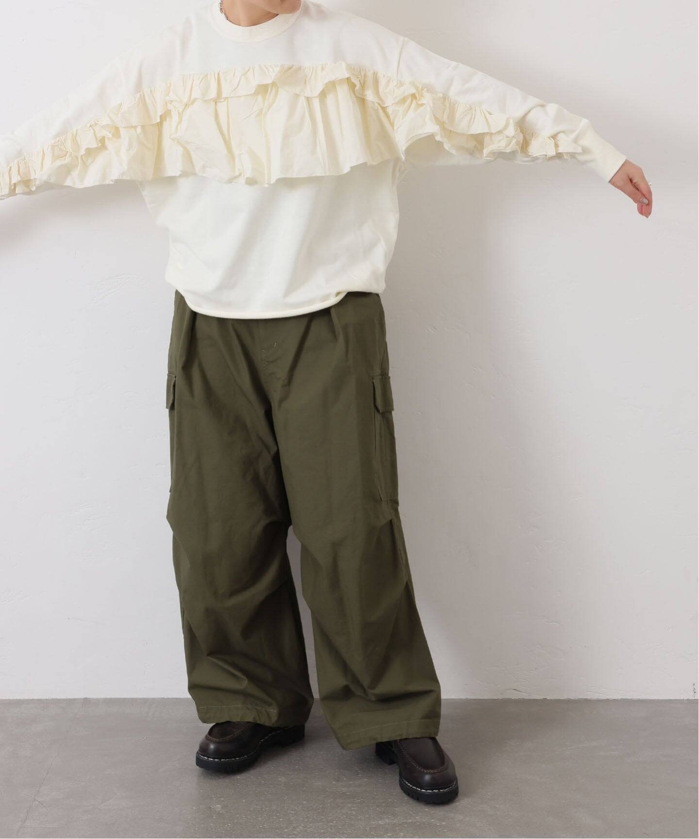 journal standard luxe｜タフタ フリルプルオーバー | Rakuten Fashion