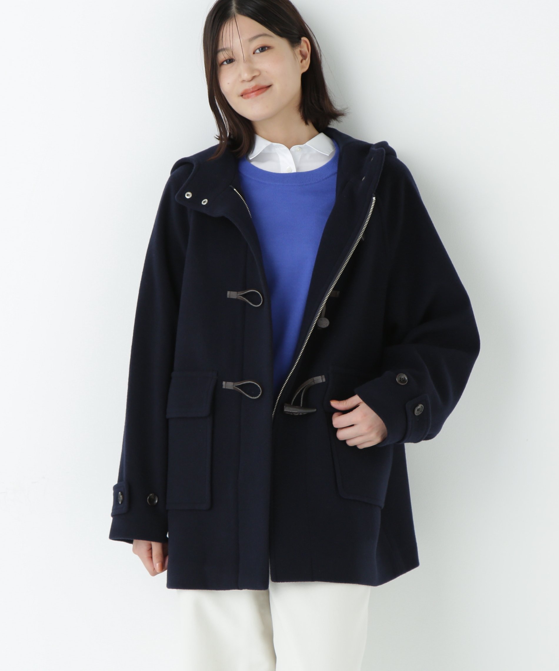 human woman｜◇モッサミドルダッフルコート | Rakuten Fashion(楽天
