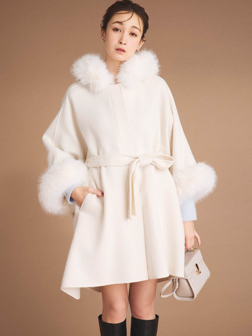 CELFORD｜ファーポンチョコート | Rakuten Fashion(楽天ファッション