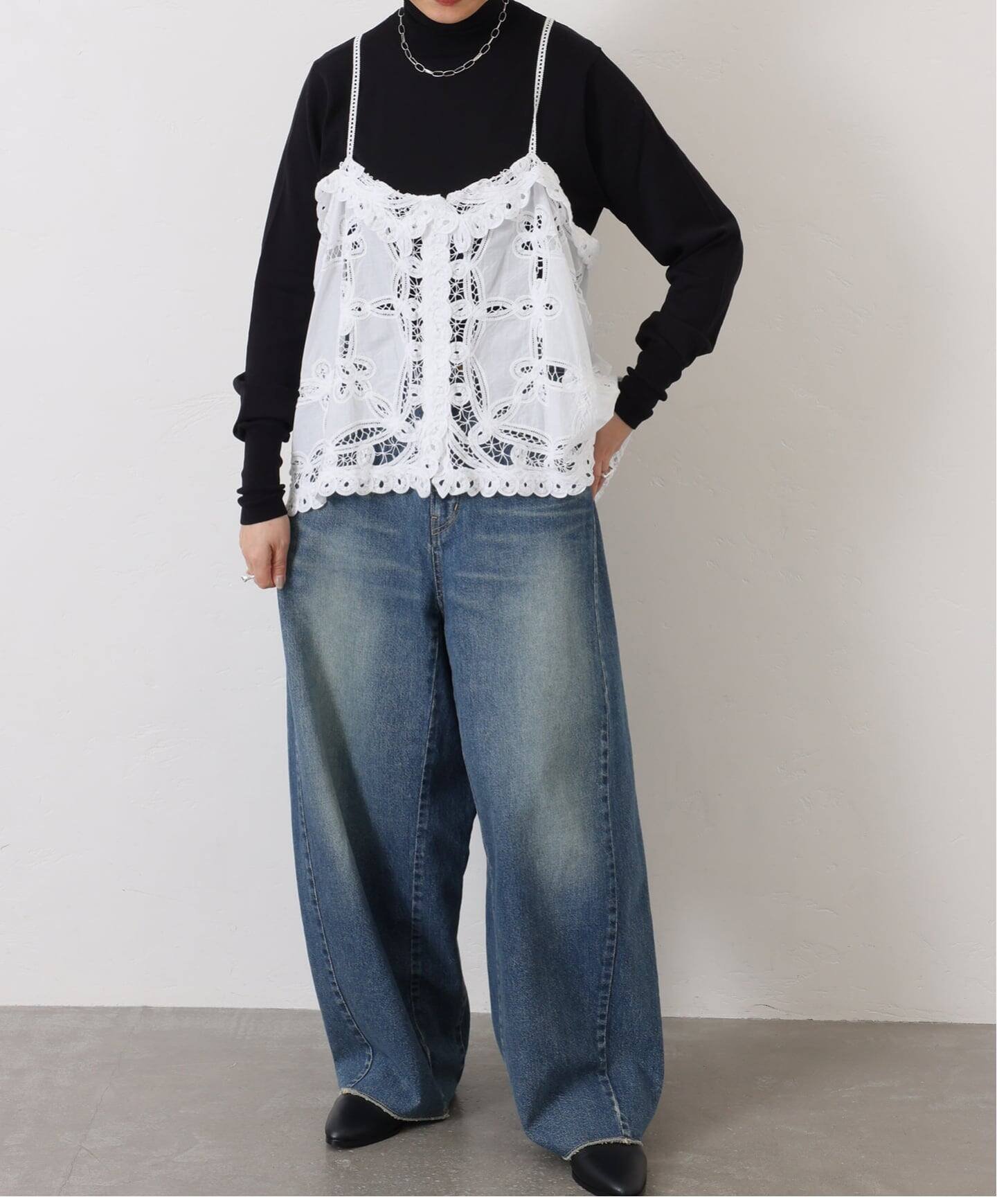 journal standard luxe｜《追加予約》バテンレース キャミブラウス