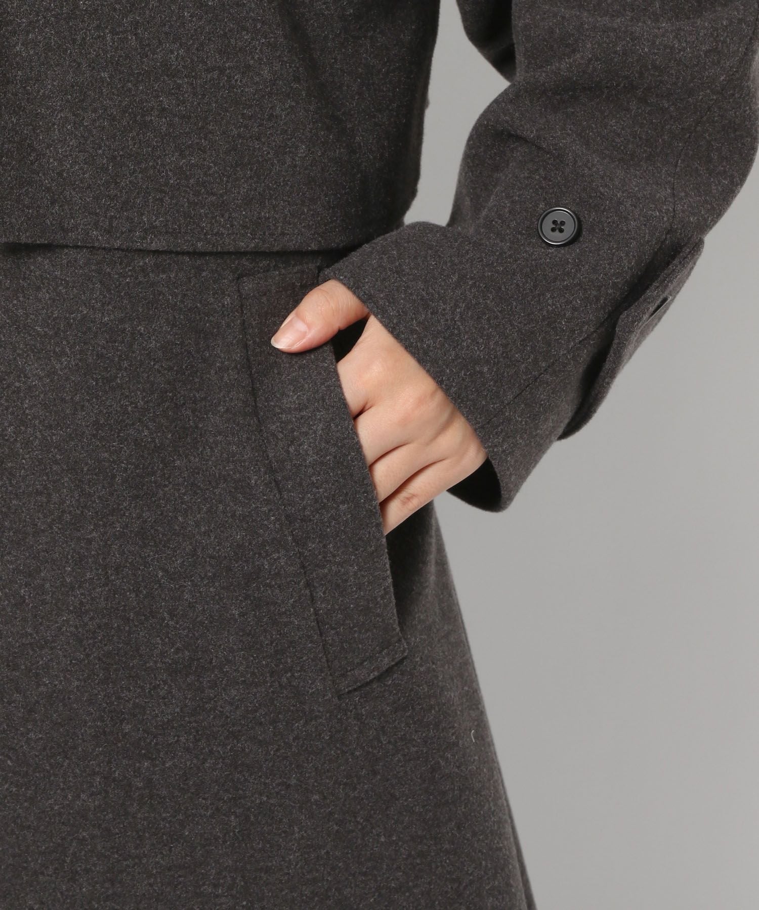 LOWRYS FARM｜ウールライクヨークコート | Rakuten Fashion(楽天