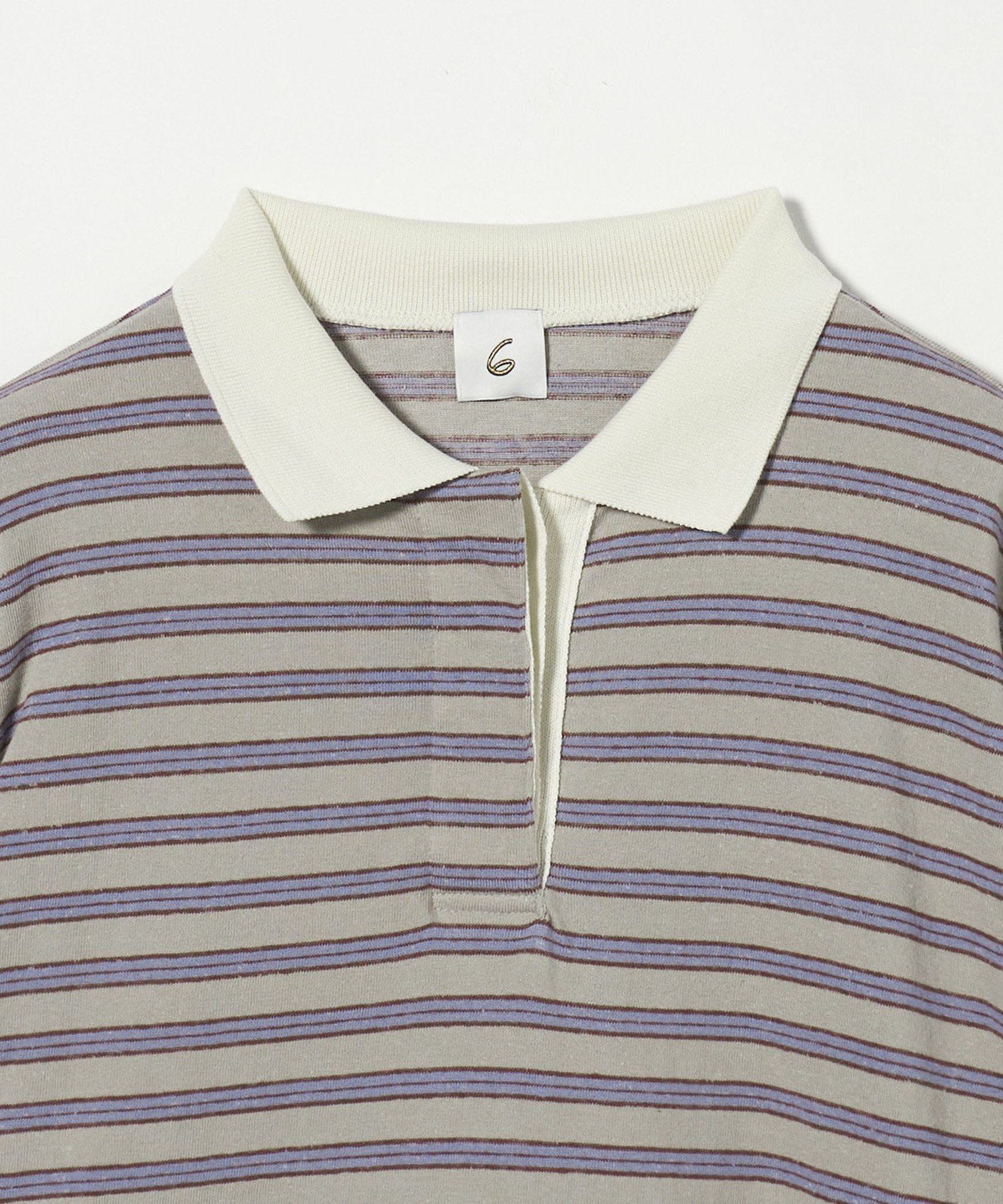 ロク6 roku コットンボーダーラガー BEAUTY&YOUTH UNITED ARROWS｜<6(ROKU)>コットン ボーダー ラガー