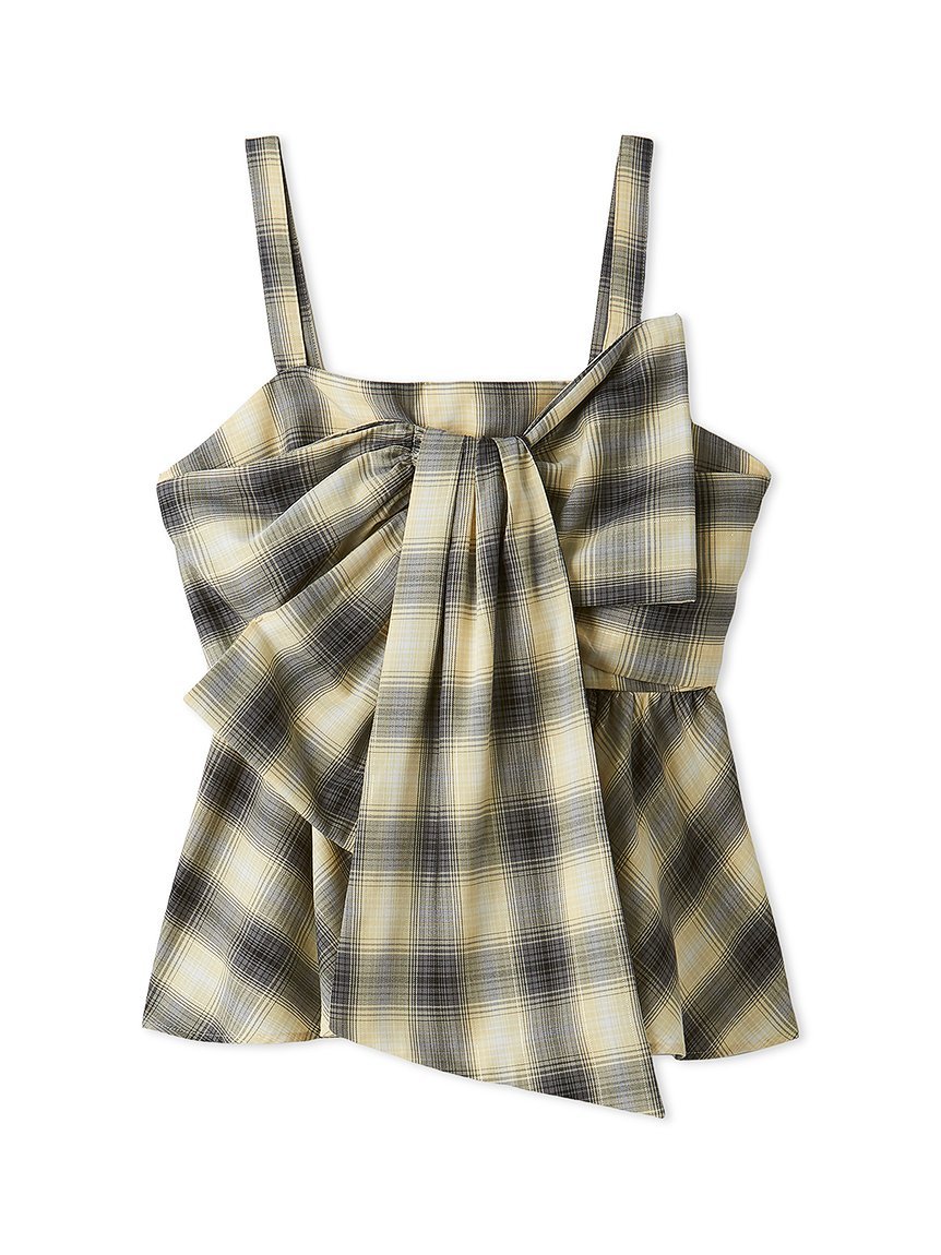 FRAY I.D｜オンブレラメチェックリボンキャミ | Rakuten Fashion(楽天