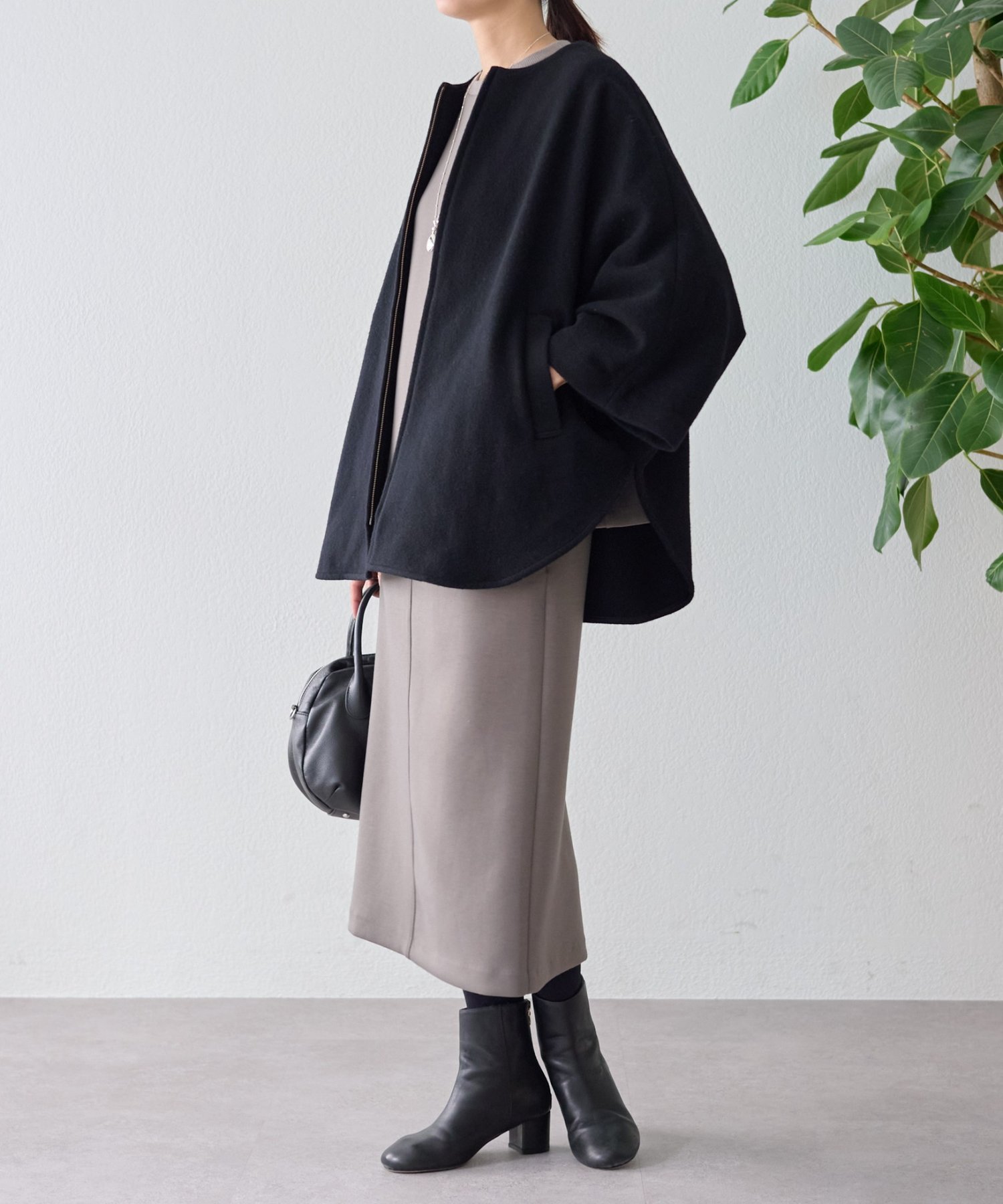 BEARDSLEY｜ウールポンチョコート | Rakuten Fashion(楽天ファッション