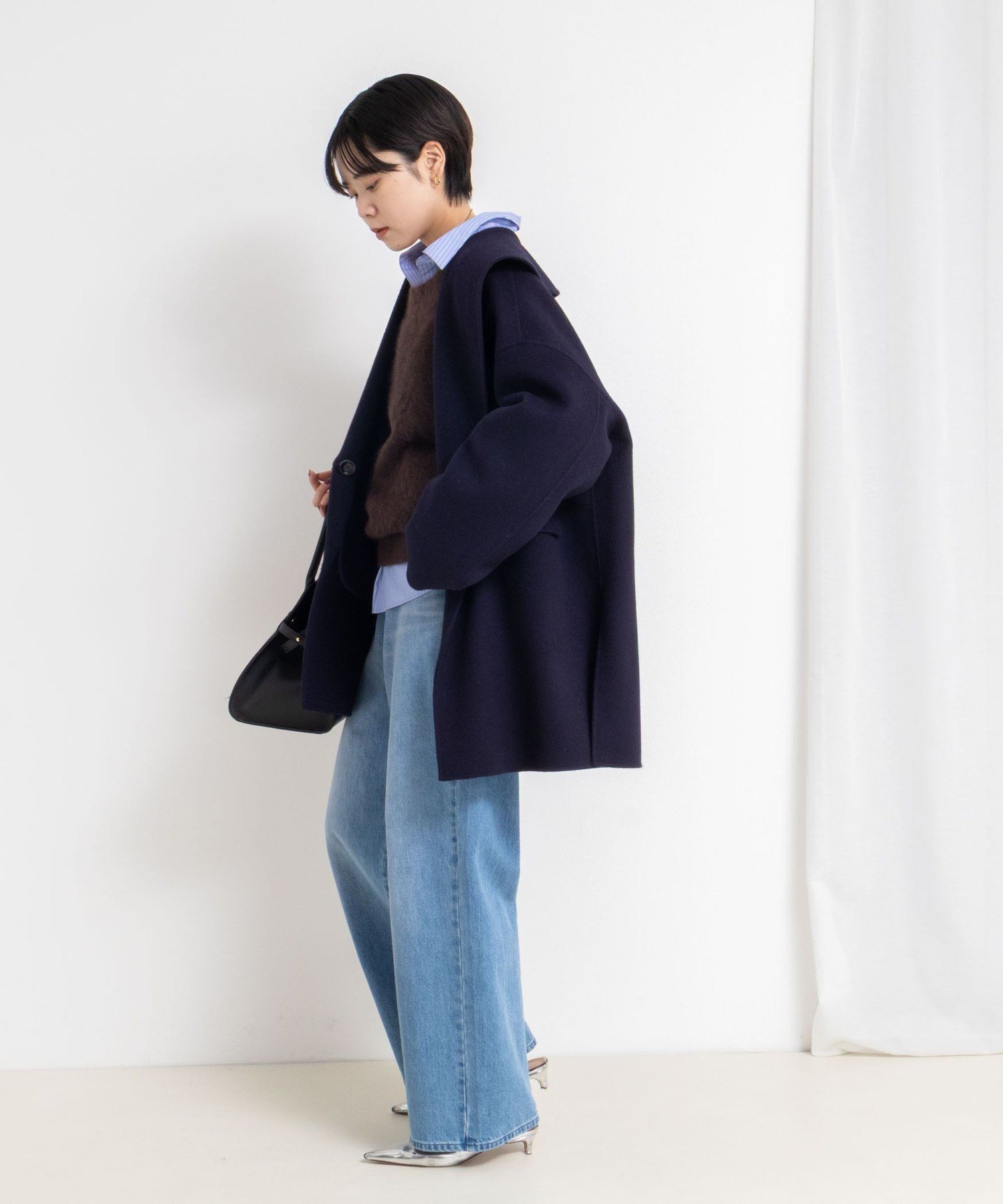 NOLLEY'S｜SUPER140リバーショールコート | Rakuten Fashion(楽天