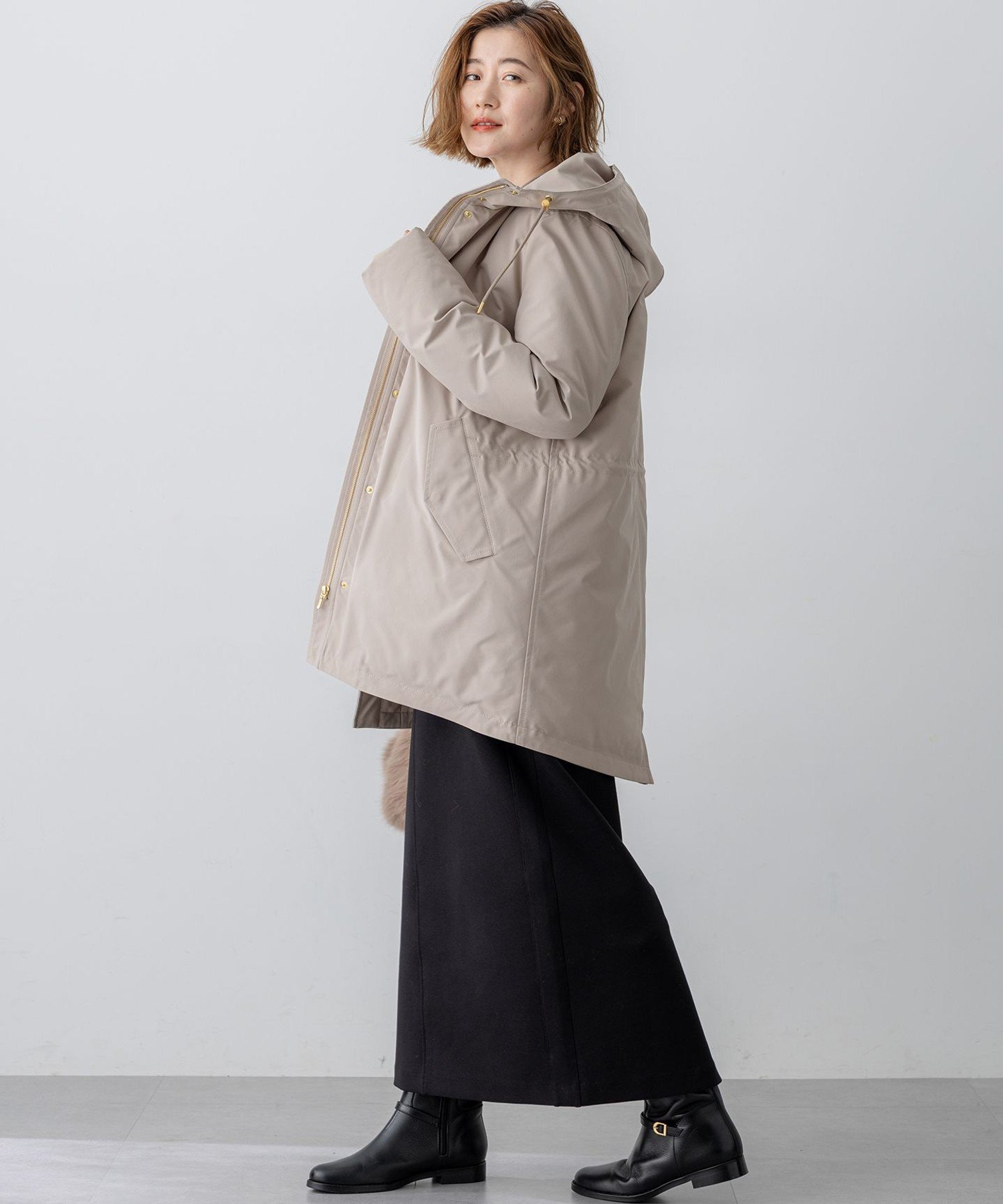 23区｜【一部店舗限定/滝沢眞規子さん着用/撥水加工】ミリタリー