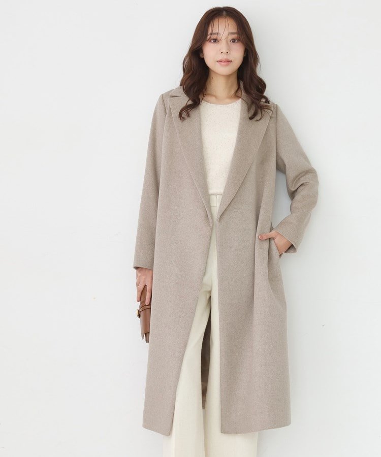 COUP DE CHANCE｜【カシミヤ100%/日本製】ロングガウンコート
