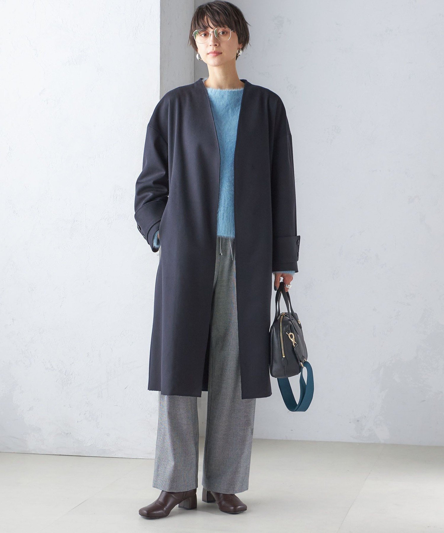 SHIPS｜MANTECO ノーカラー コート | Rakuten Fashion(楽天