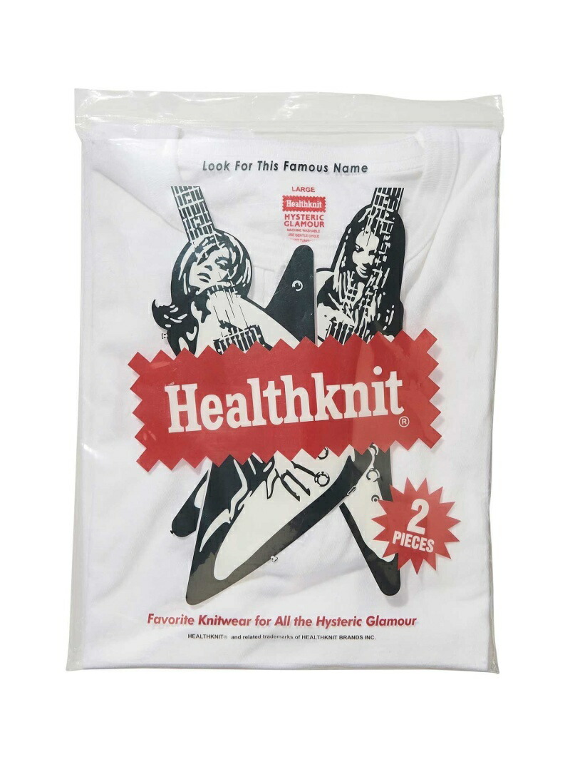 楽天市場】HYSTERIC GLAMOUR Healthknit/ヘンリーネック半袖 Tシャツ