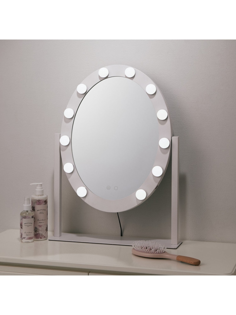 楽天市場】Francfranc フッツェ ハリウッドミラー ラウンド L ホワイト