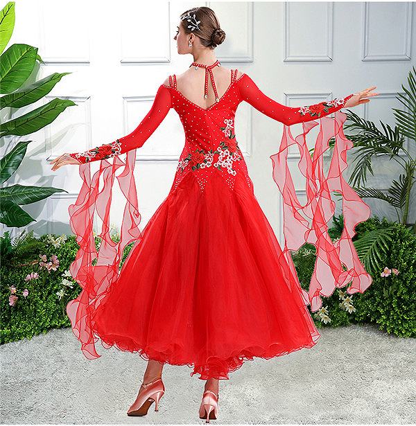 楽天市場】社交ダンス衣装 社交ダンス ドレス 社交 ダンス練習着 発表