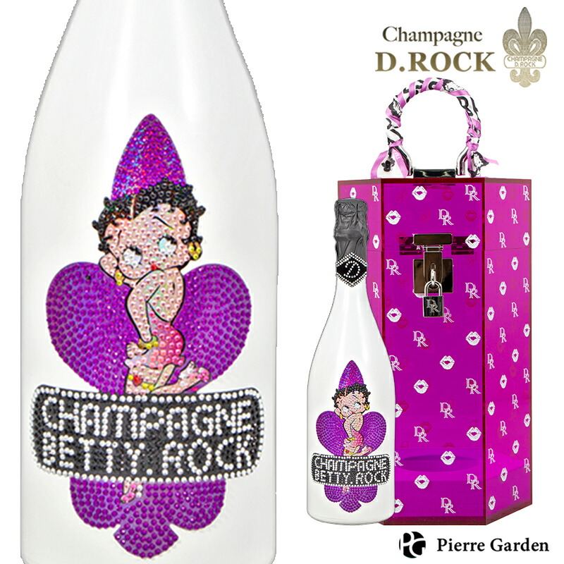 楽天市場】【予約】シャンパンD.ROCK BETTY.ROCK BLACK グラスつき 3本